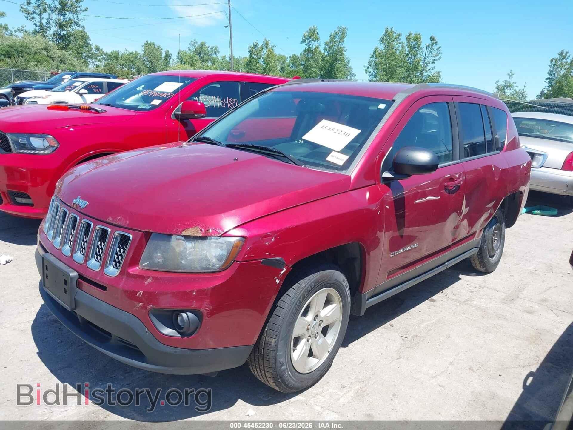 2014 JEEP COMPASS - VIN: 1C4NJCBA2ED666707 - Фото 2