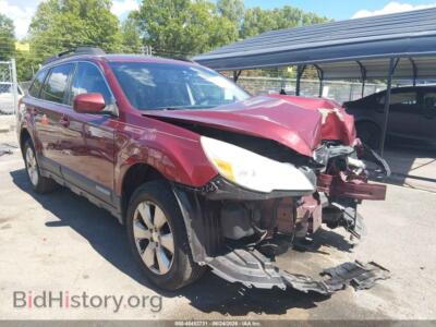 2012 Subaru OUTBACK 2.5I Premium, burgundy — VIN 4S4BRBCC7C3255047, IAAI