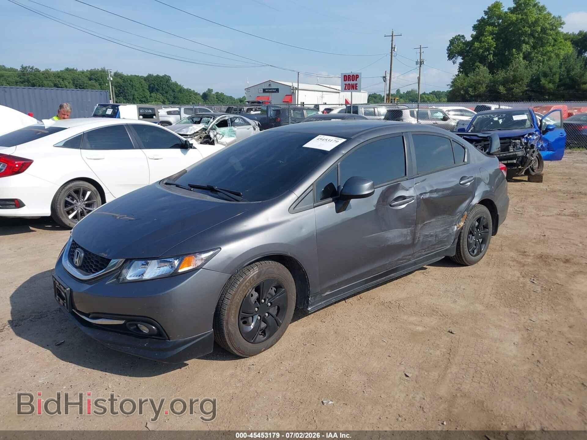 2013 HONDA CIVIC - VIN: 2HGFB2F58DH565571 - Фото 2