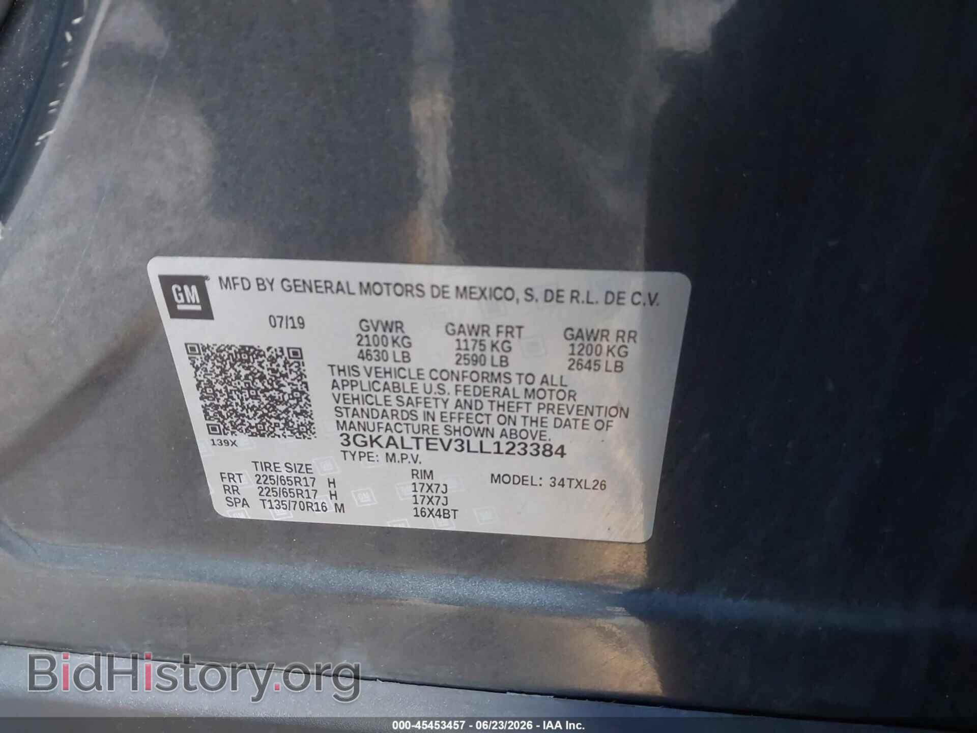 2020 GMC TERRAIN - VIN: 3GKALTEV3LL123384 - Photo 9