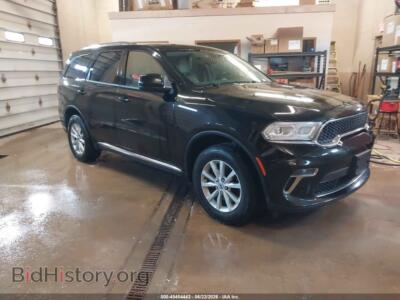 2021 Dodge DURANGO SXT Plus AWD, черный — VIN 1C4RDJAGXMC544569, IAAI