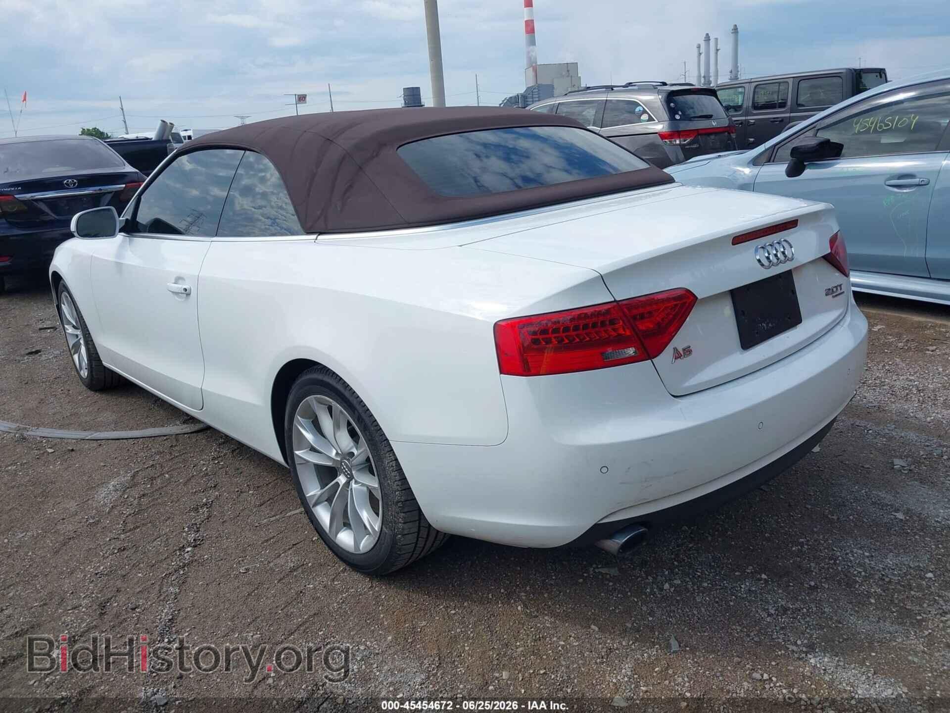 2013 AUDI A5 - VIN: WAULFAFH2DN005902 - Photo 3