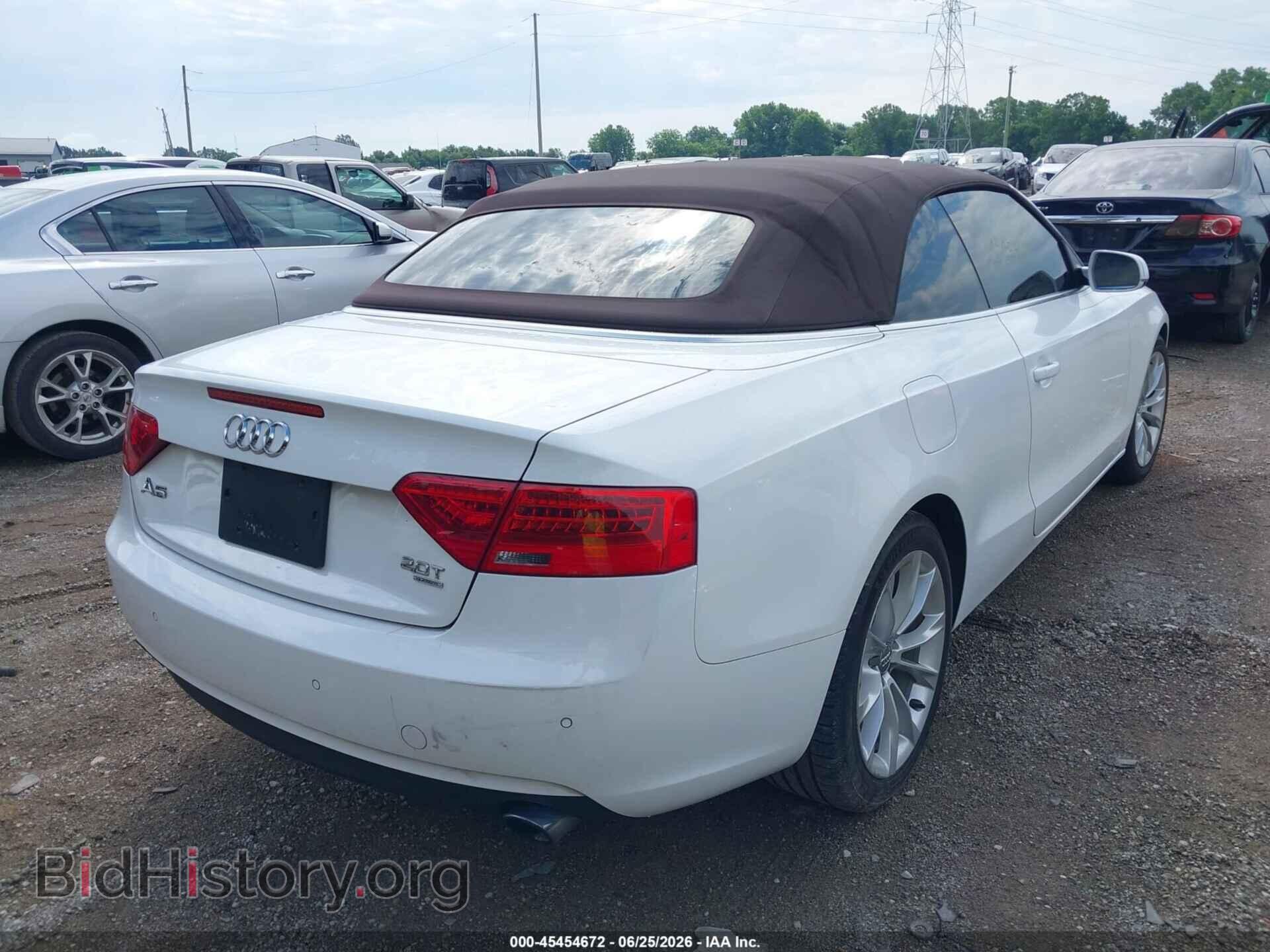 2013 AUDI A5 - VIN: WAULFAFH2DN005902 - Photo 4