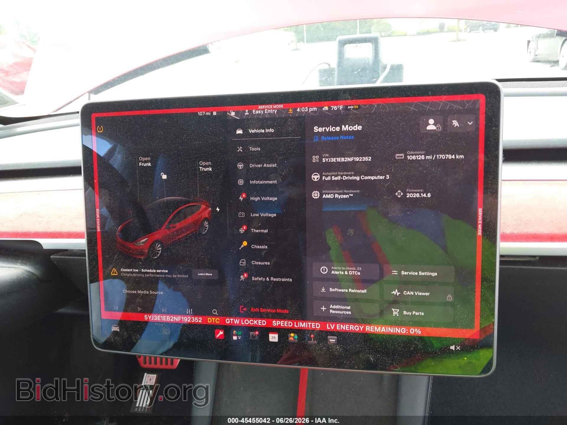 2022 TESLA MODEL 3 - VIN: 5YJ3E1EB2NF192352 - Фото 18