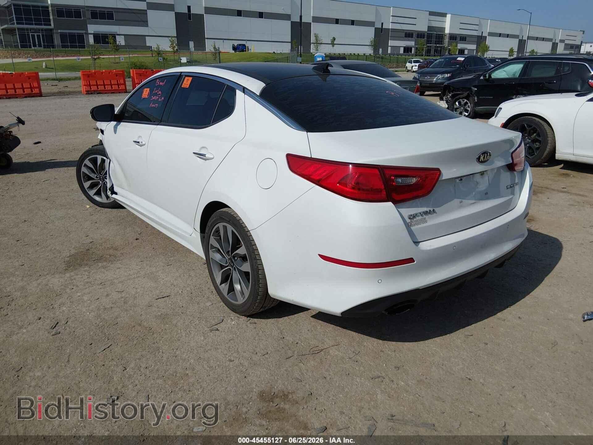 2015 KIA OPTIMA - VIN: 5XXGR4A60FG410156 - Фото 3