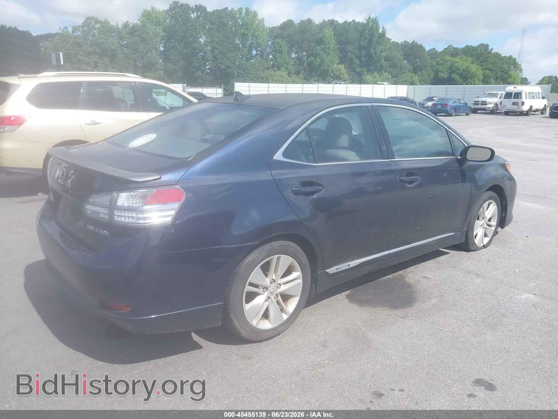 2010 LEXUS HS 250H - VIN: JTHBB1BA6A2019090 - Фото 4
