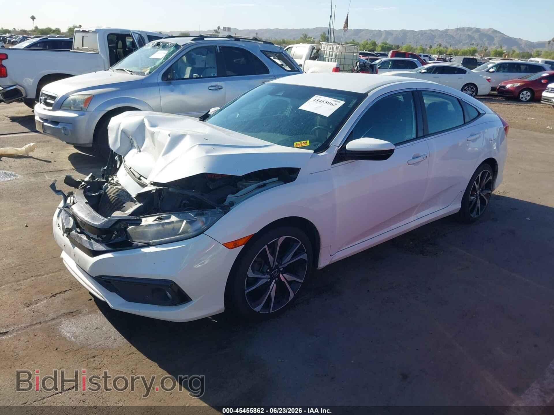 2019 HONDA CIVIC - VIN: 2HGFC2F81KH553881 - Фото 2