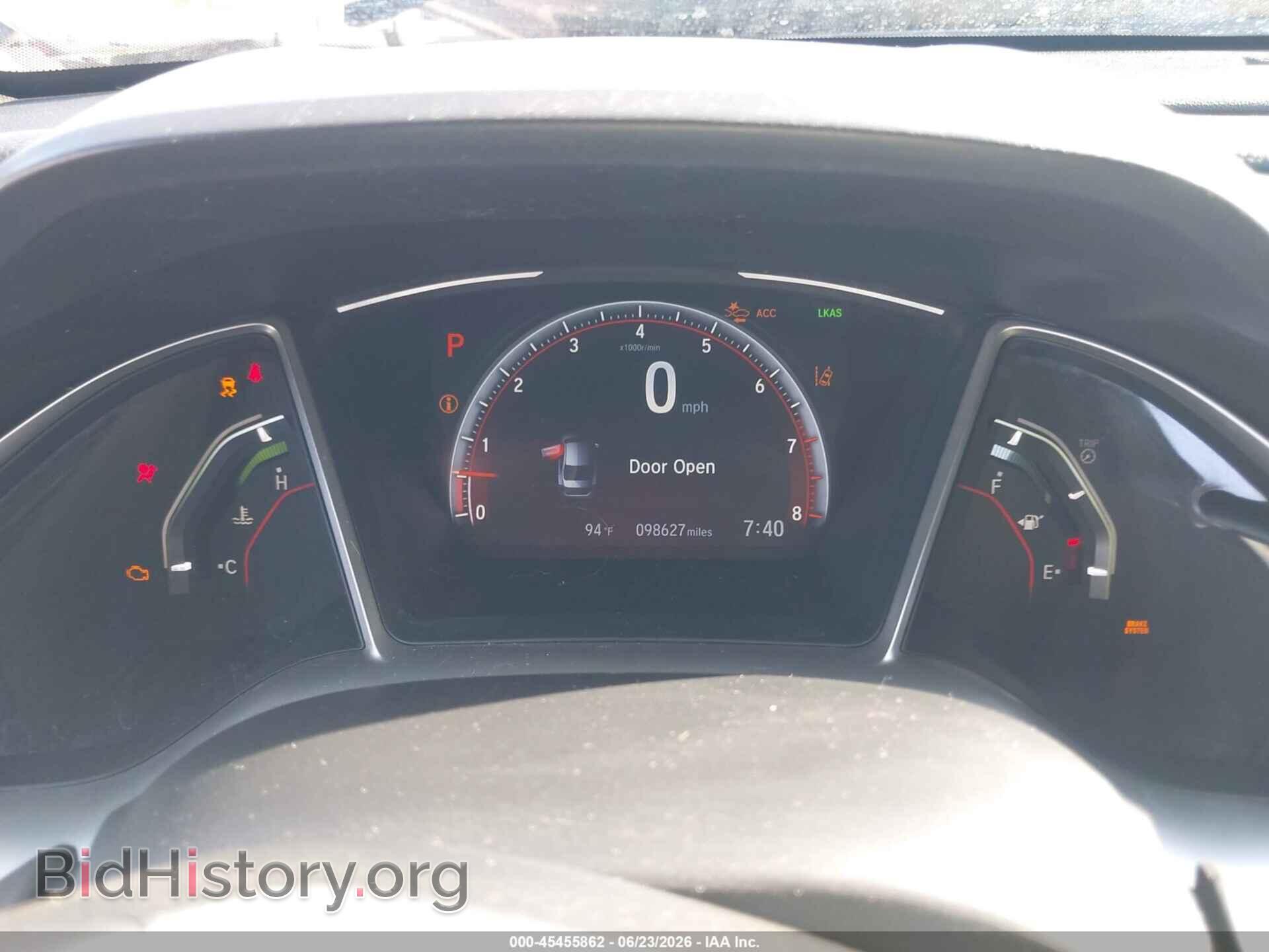 2019 HONDA CIVIC - VIN: 2HGFC2F81KH553881 - Фото 7