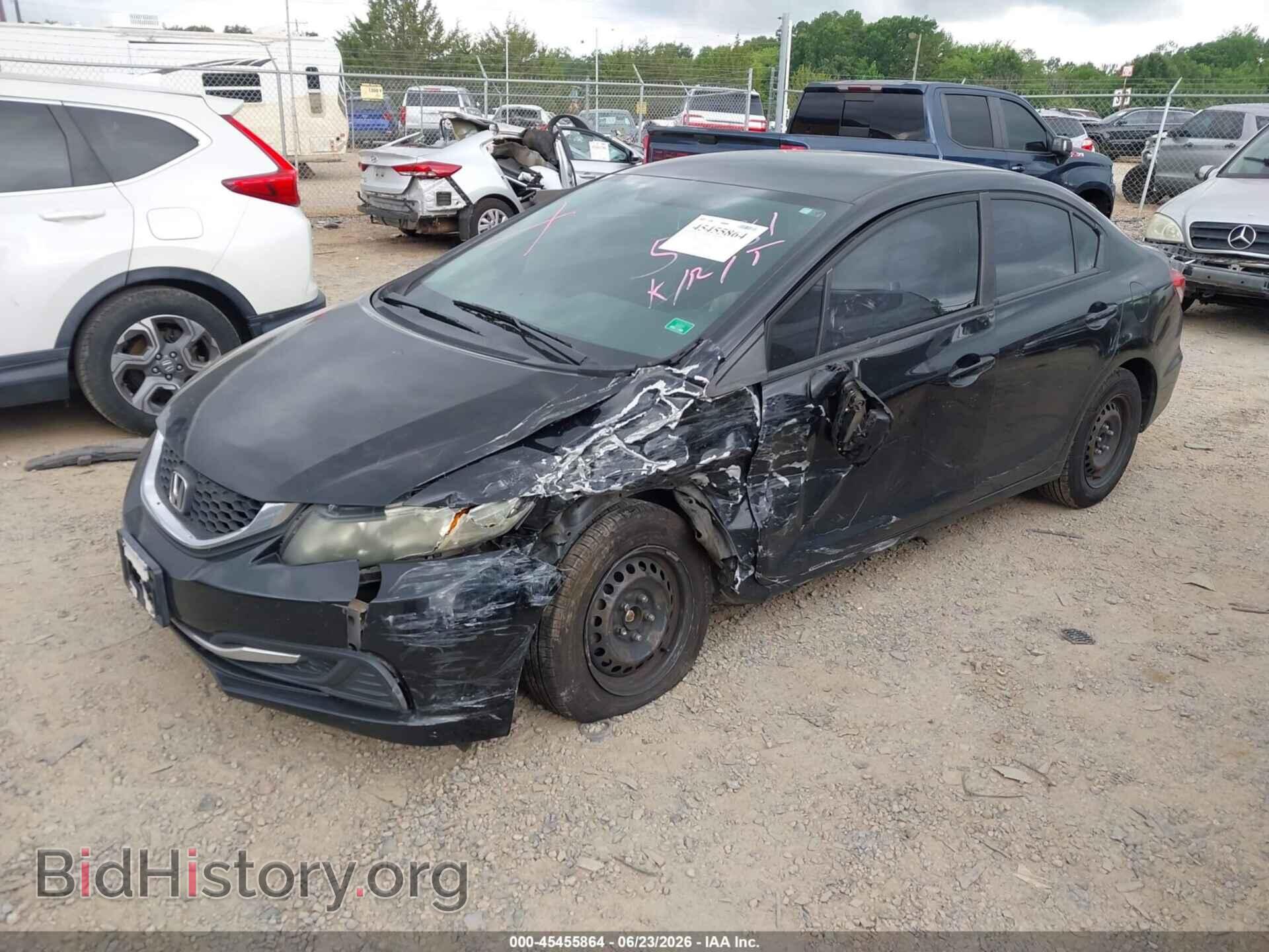 2014 HONDA CIVIC - VIN: 19XFB2F56EE075481 - Фото 2