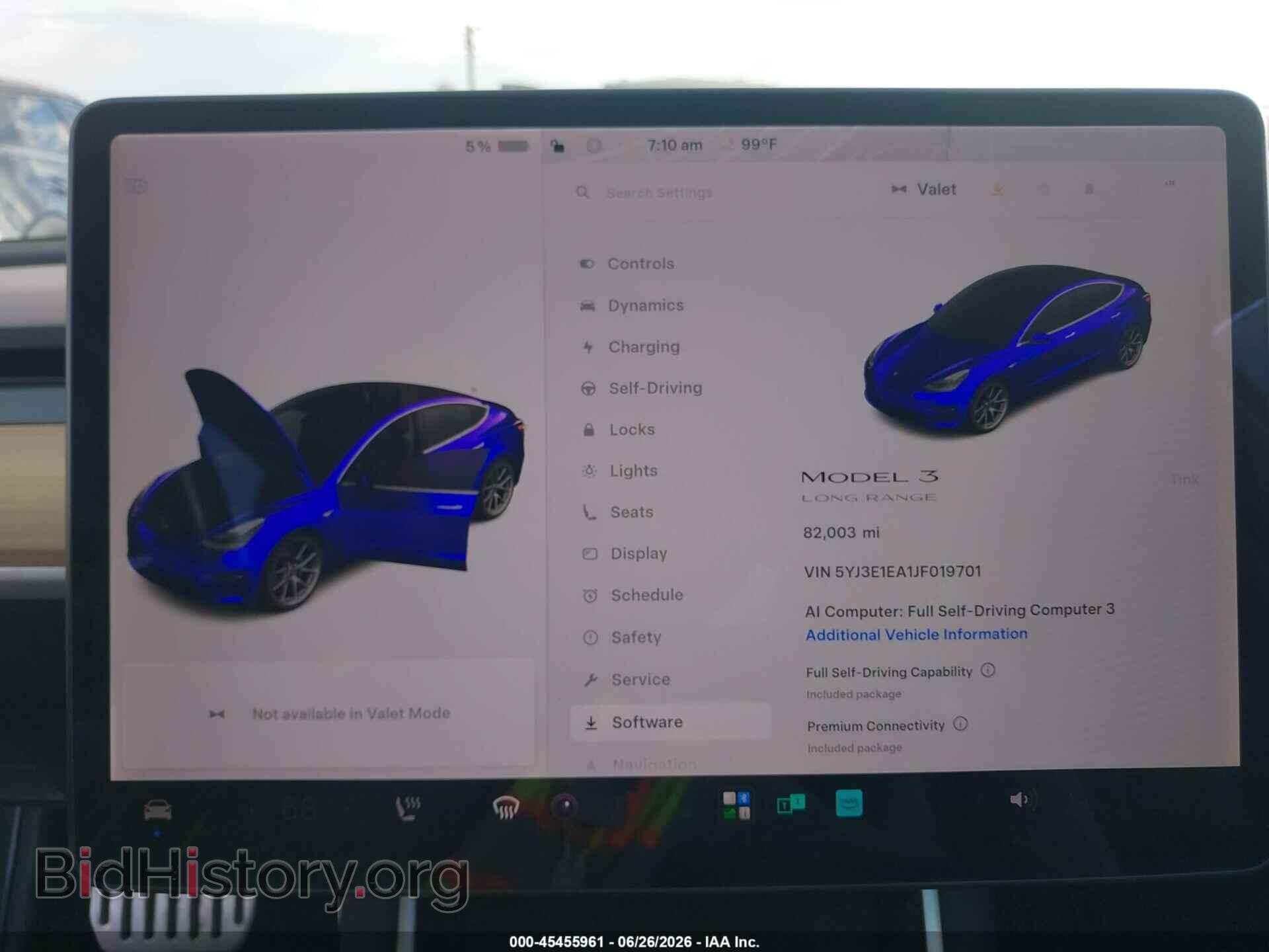 2018 TESLA MODEL 3 - VIN: 5YJ3E1EA1JF019701 - Photo 7