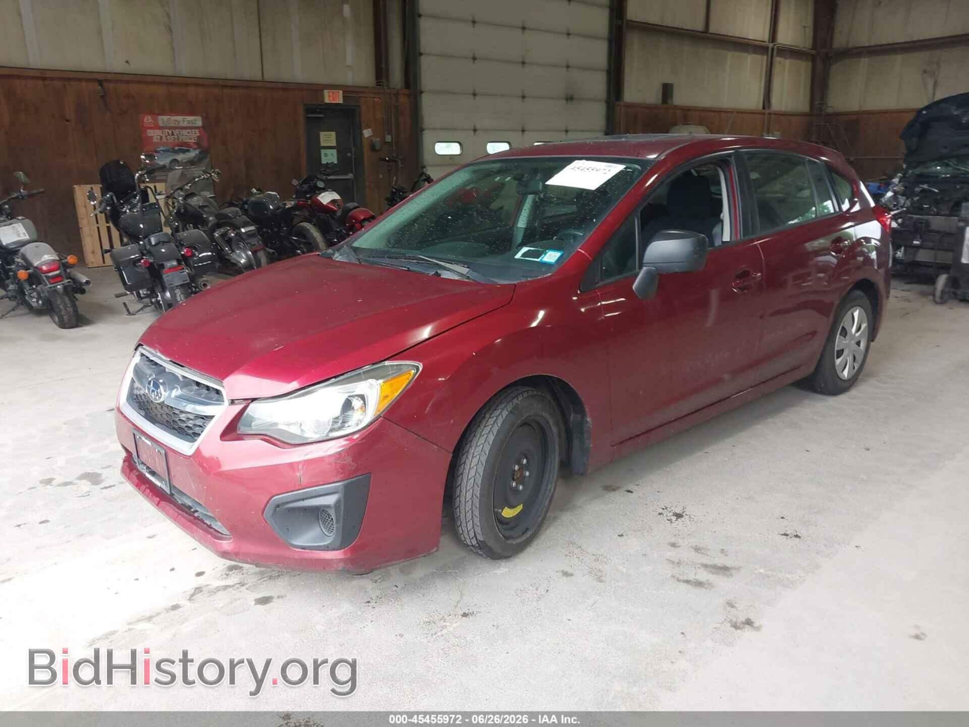 2012 SUBARU IMPREZA - VIN: JF1GPAA69CH223930 - Фото 2