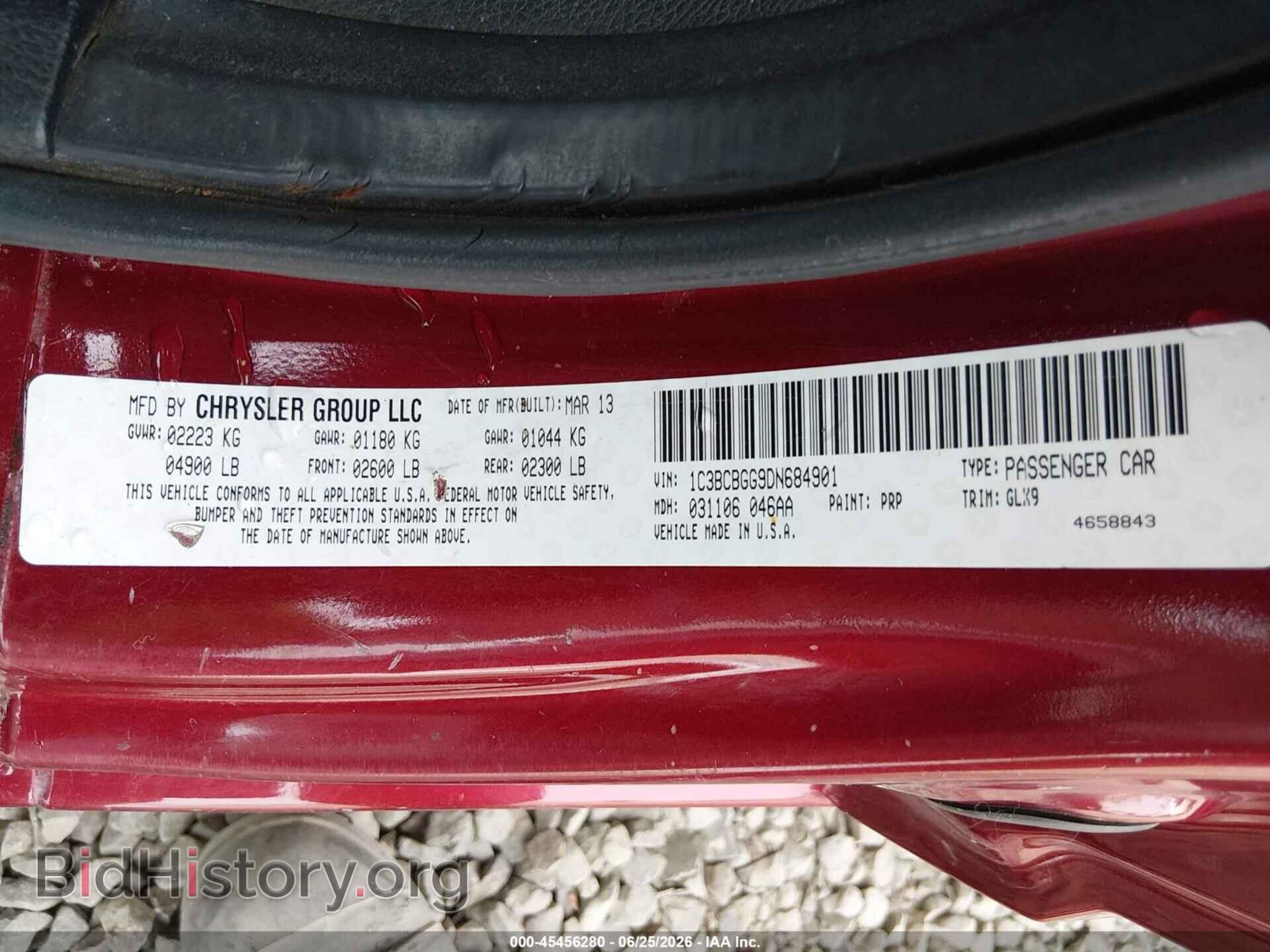 2013 CHRYSLER 200 - VIN: 1C3BCBGG9DN684901 - Photo 9