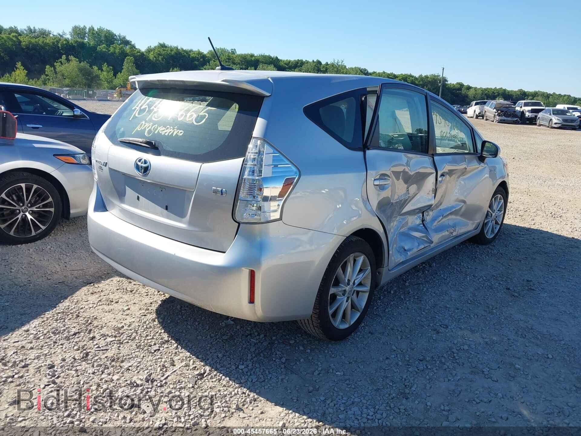2012 TOYOTA PRIUS V - VIN: JTDZN3EU9C3146762 - Фото 4
