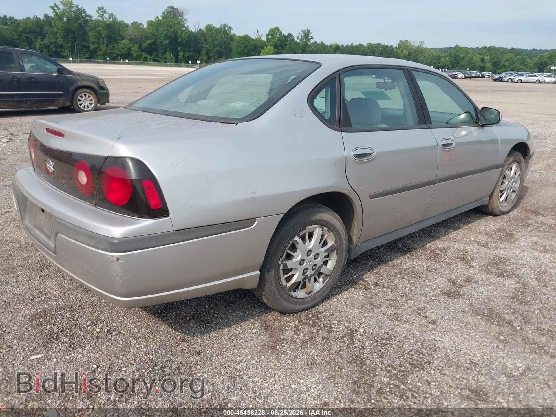 2005 CHEVROLET IMPALA - VIN: 2G1WF52E959268520 - Фото 4
