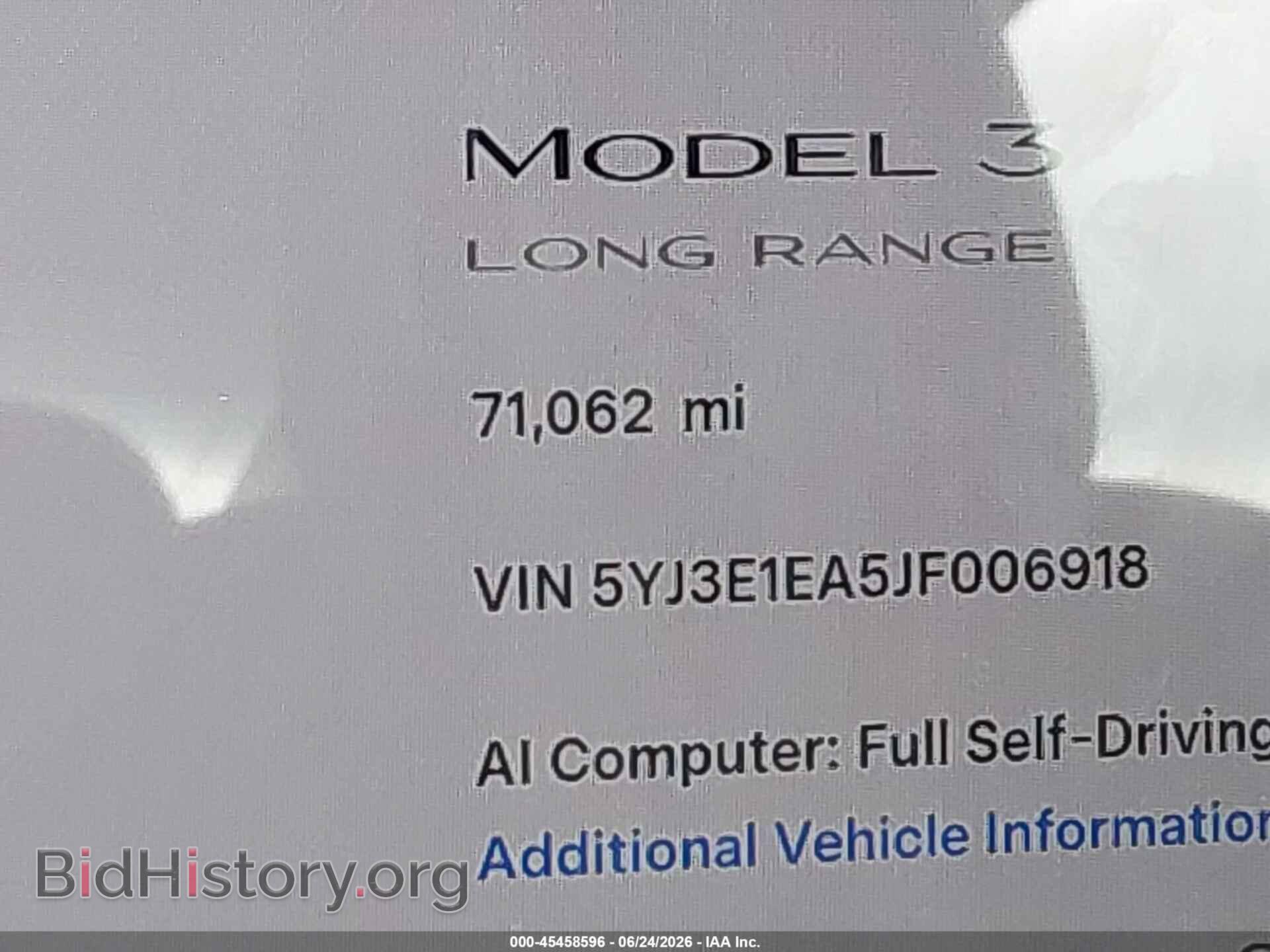 2018 TESLA MODEL 3 - VIN: 5YJ3E1EA5JF006918 - Photo 14