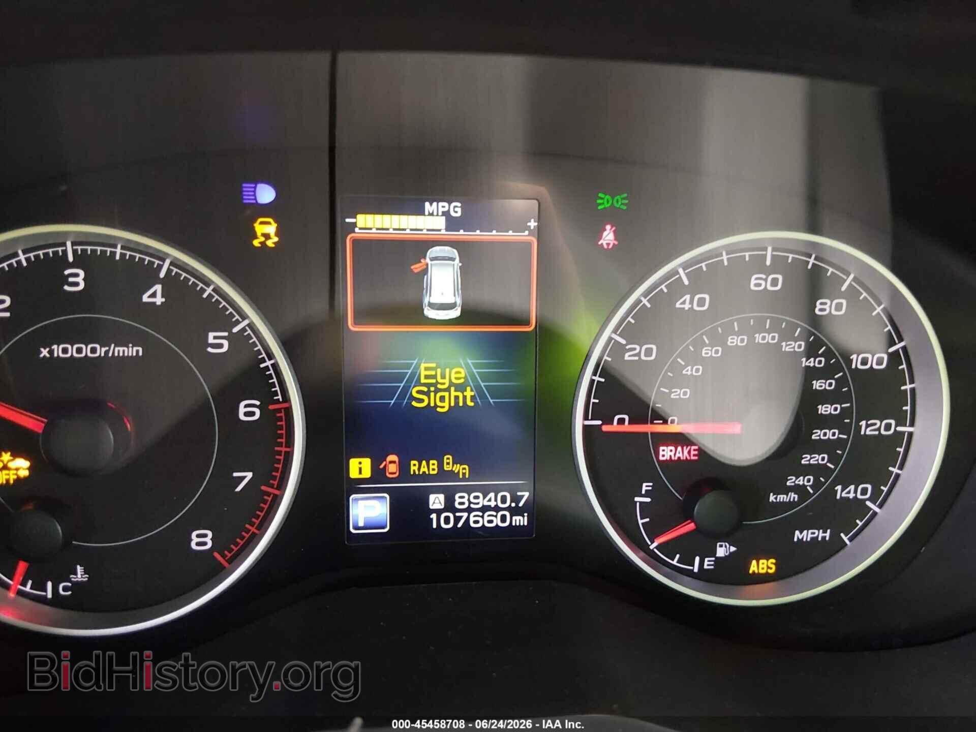 2019 SUBARU ASCENT - VIN: 4S4WMAFD9K3426104 - Фото 7