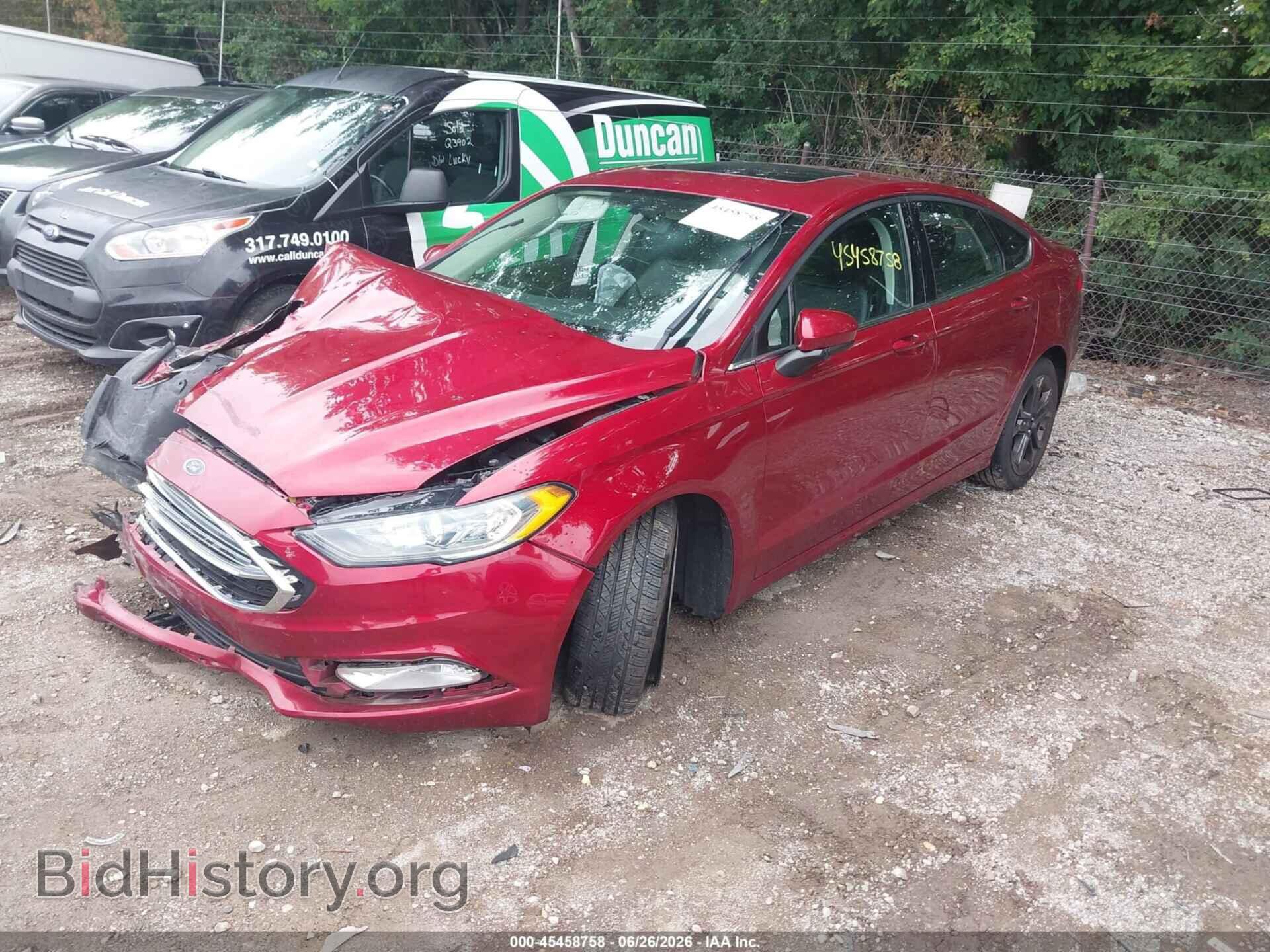 2018 FORD FUSION - VIN: 3FA6P0HD2JR283859 - Фото 2