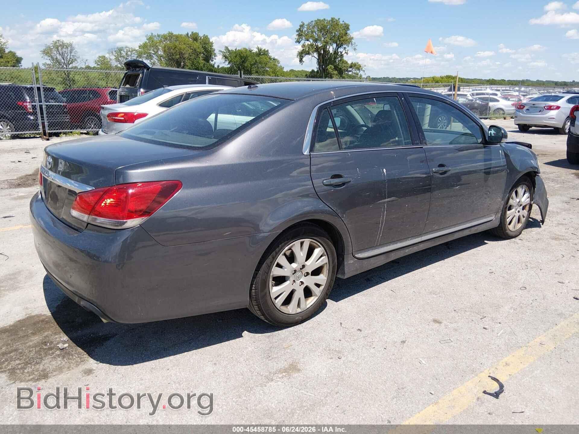 2011 TOYOTA AVALON - VIN: 4T1BK3DB3BU377672 - Фото 4