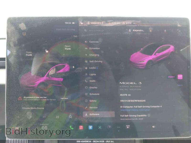 2024 Tesla MODEL 3 (VIN 5YJ3E1EB7RF808245) — фото 7 из 18