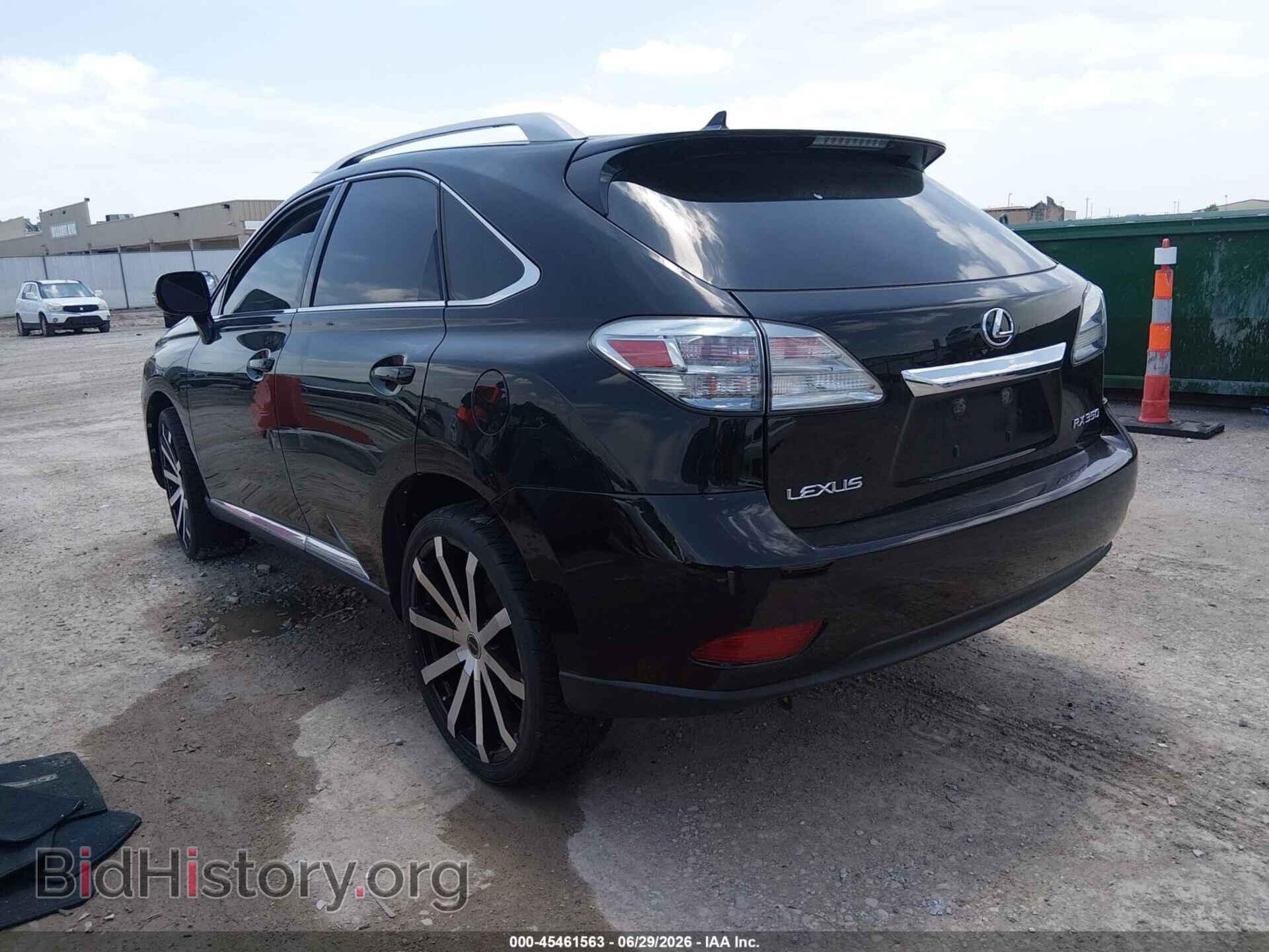 2010 LEXUS RX 350 - VIN: 2T2BK1BA4AC057545 - Фото 3