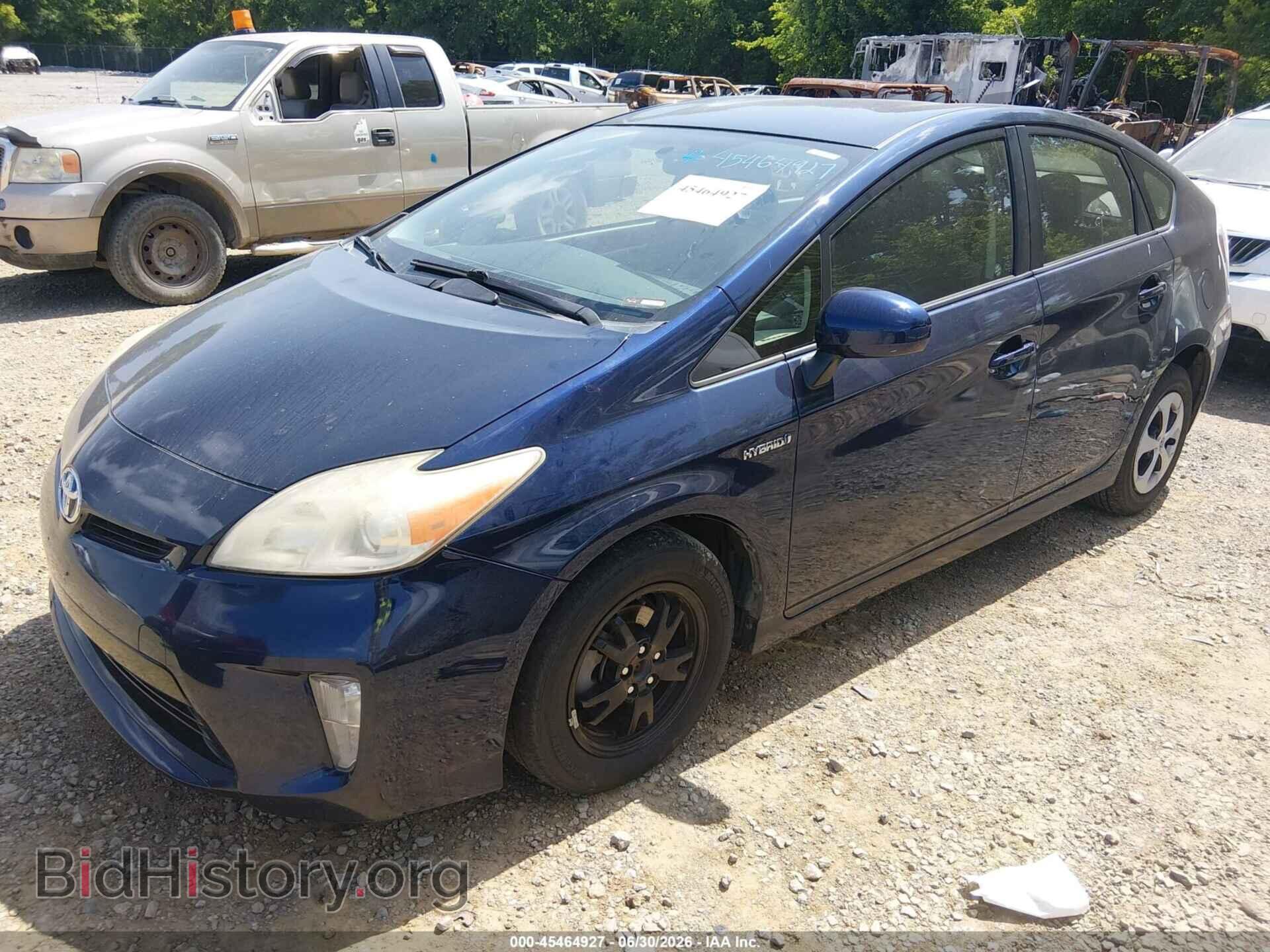 2013 TOYOTA PRIUS - VIN: JTDKN3DU6D1722372 - Фото 2