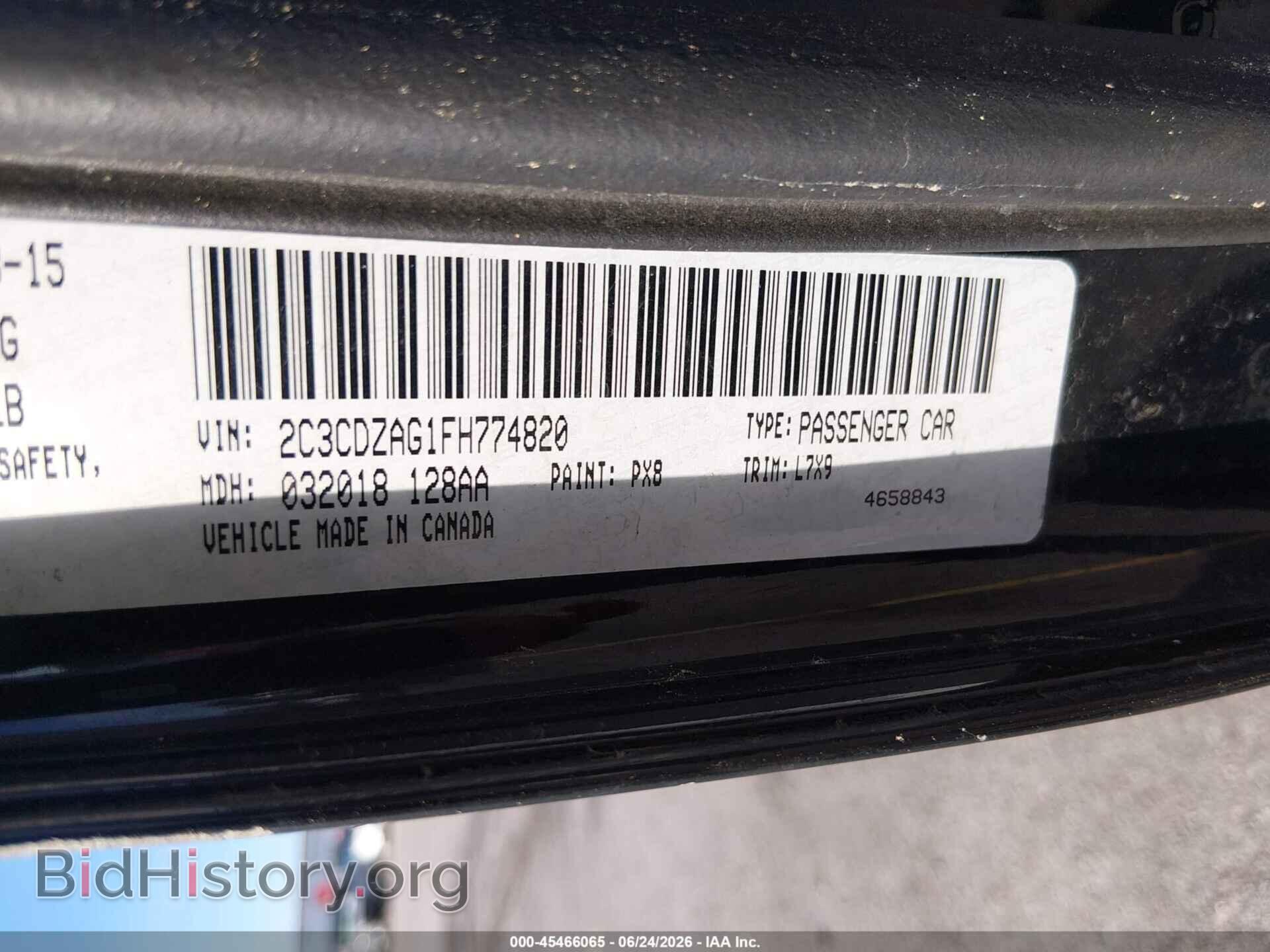 2015 DODGE CHALLENGER - VIN: 2C3CDZAG1FH774820 - Photo 9