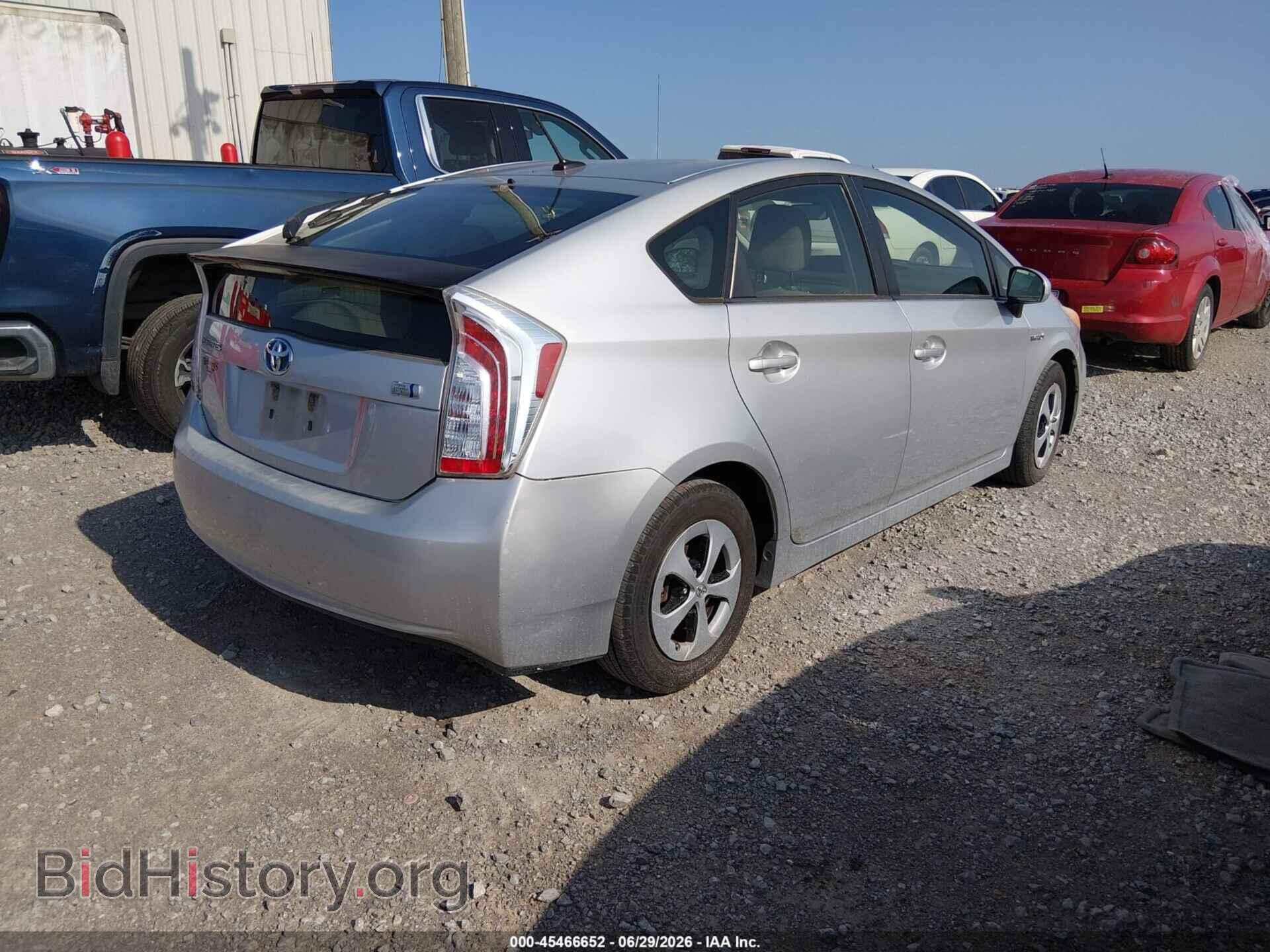 2013 TOYOTA PRIUS - VIN: JTDKN3DU5D0337214 - Фото 4