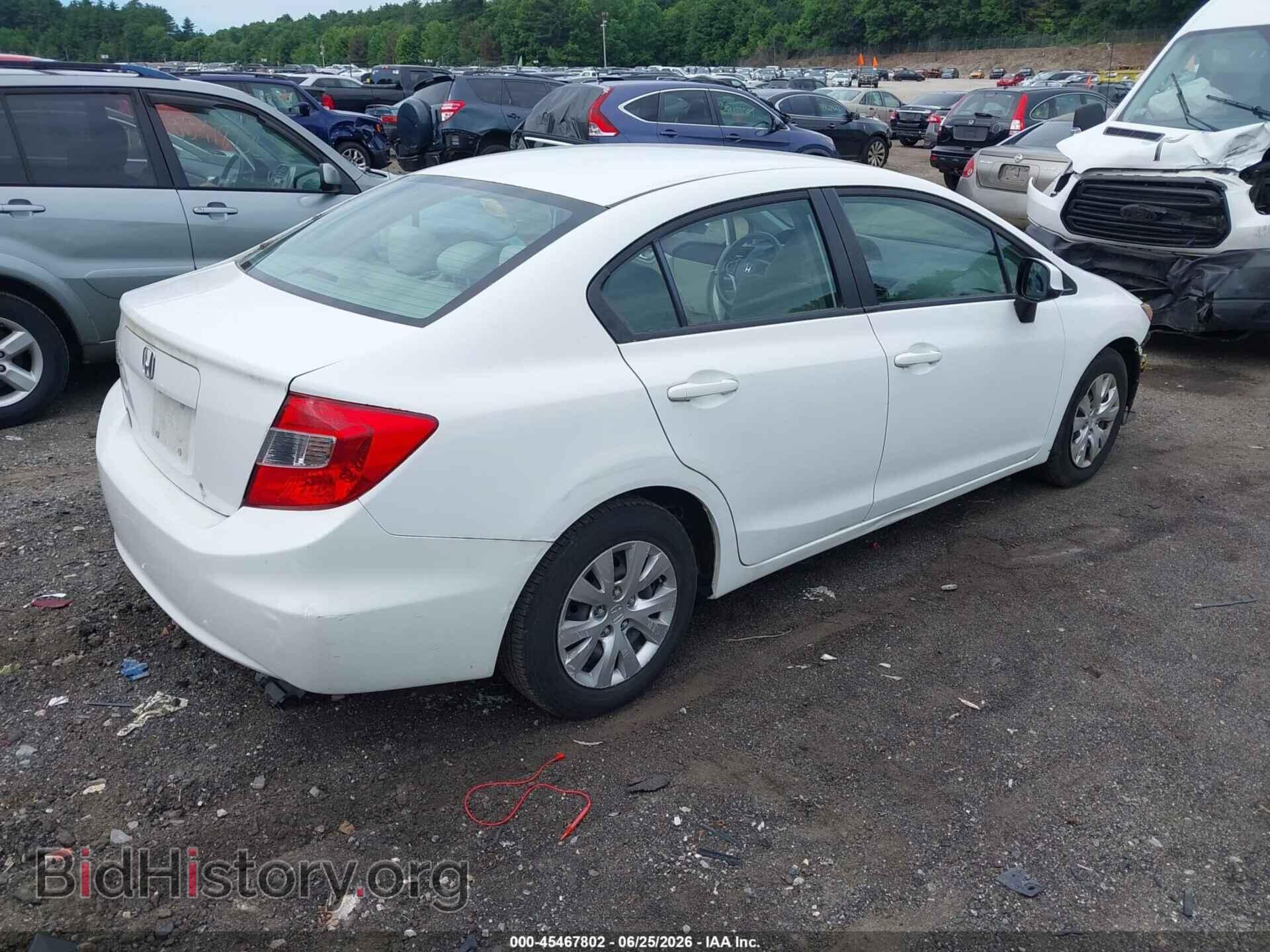 2012 HONDA CIVIC - VIN: 19XFB2F57CE321094 - Фото 4