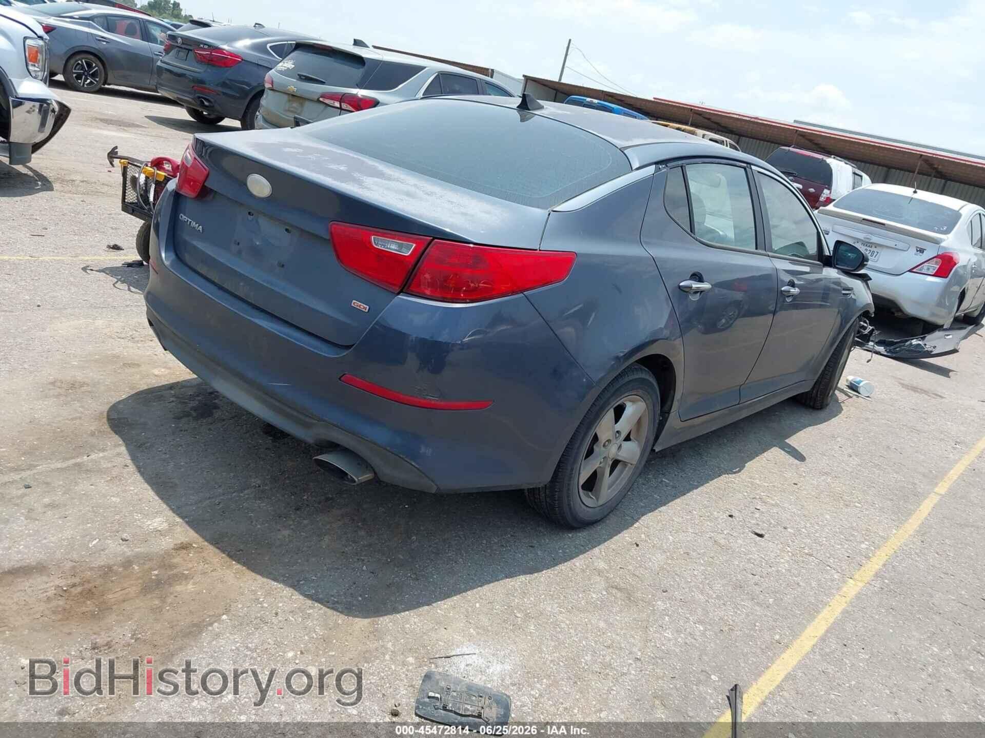 2015 KIA OPTIMA - VIN: KNAGM4A73F5560979 - Фото 4