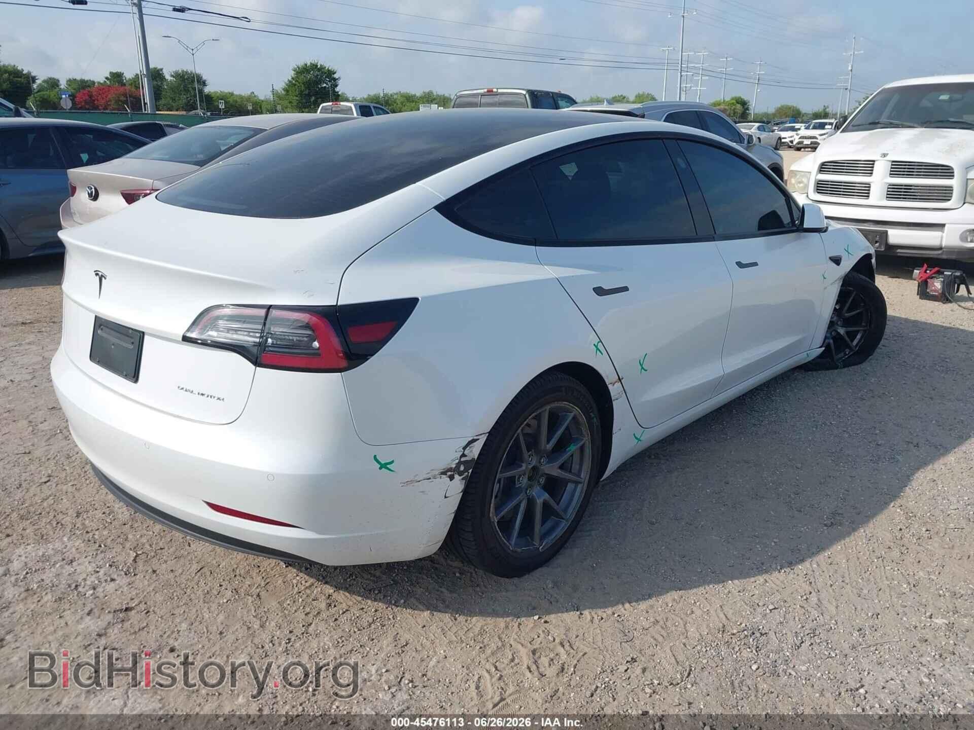 2022 TESLA MODEL 3 - VIN: 5YJ3E1EB8NF135041 - Фото 4