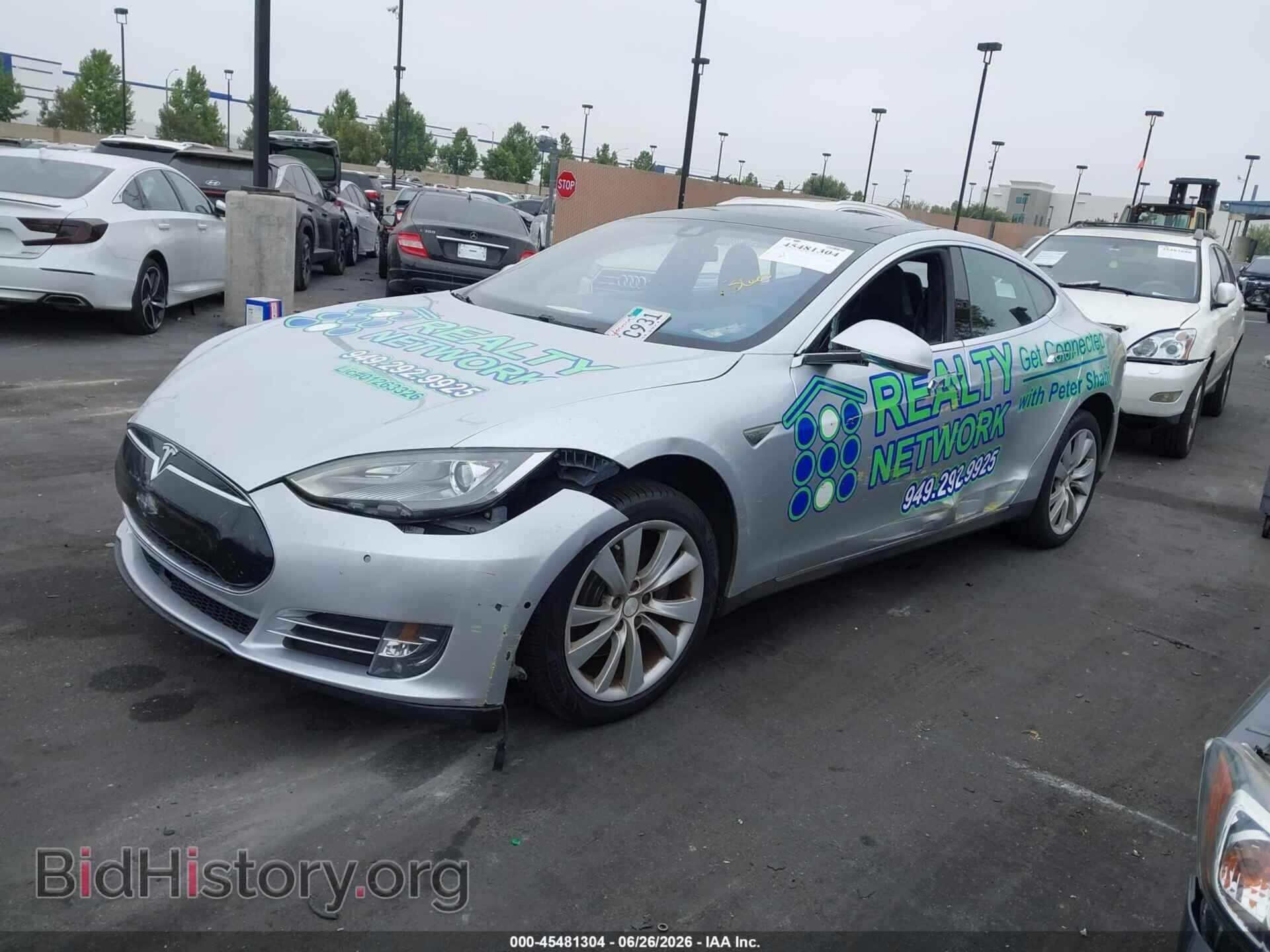 2015 TESLA MODEL S - VIN: 5YJSA1H1XFF080197 - Фото 2