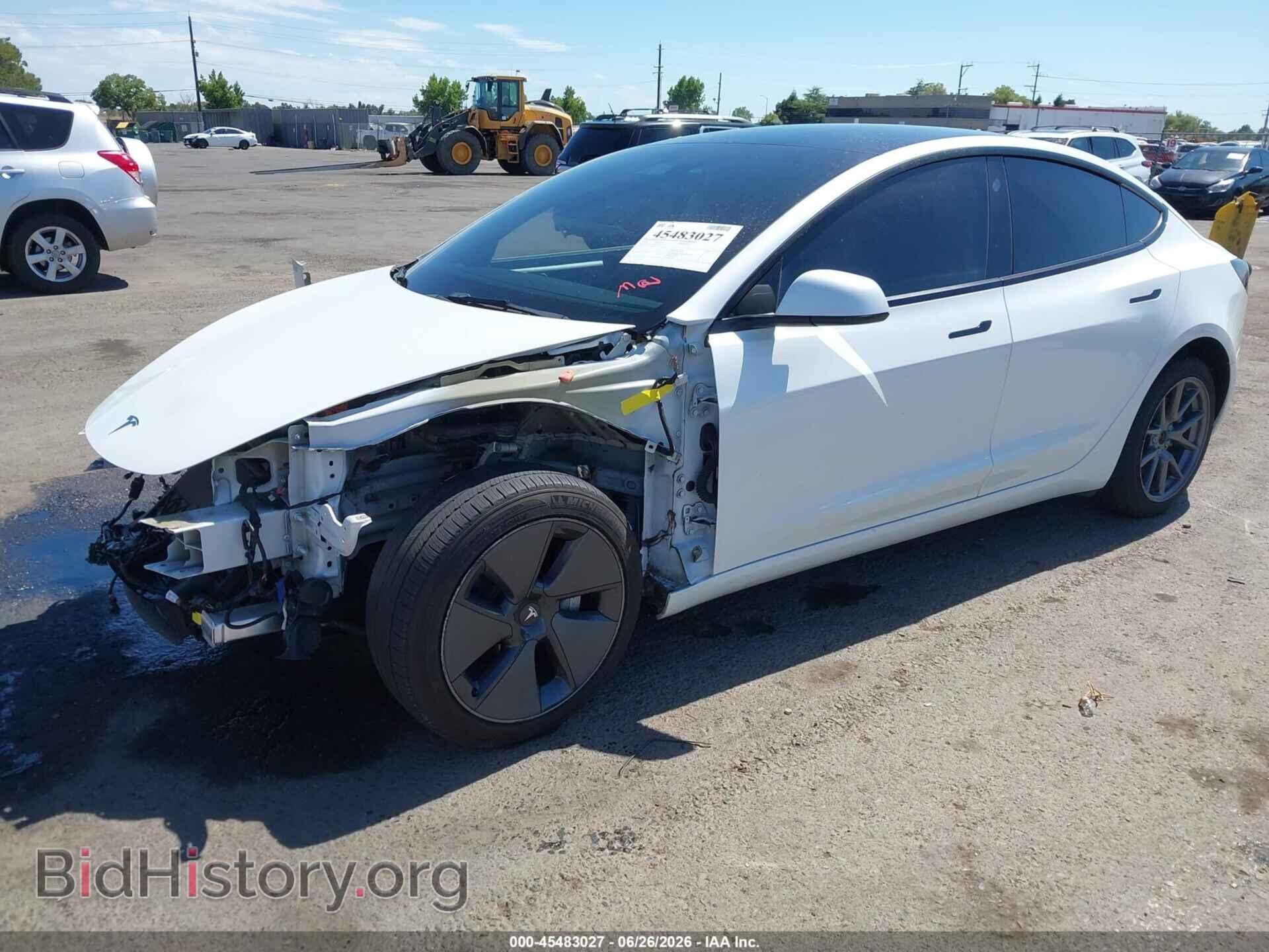 2022 TESLA MODEL 3 - VIN: 5YJ3E1EA2NF123751 - Photo 2