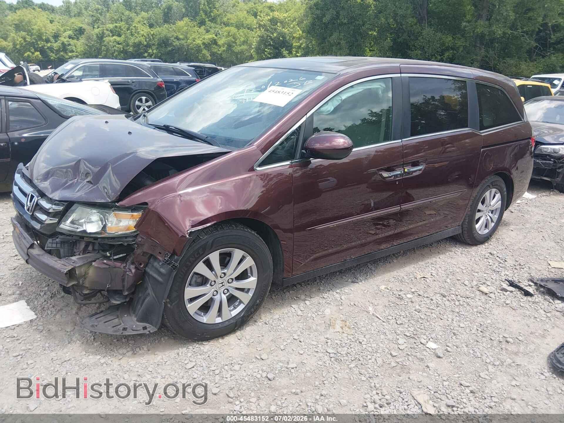 2014 HONDA ODYSSEY - VIN: 5FNRL5H64EB100342 - Фото 2