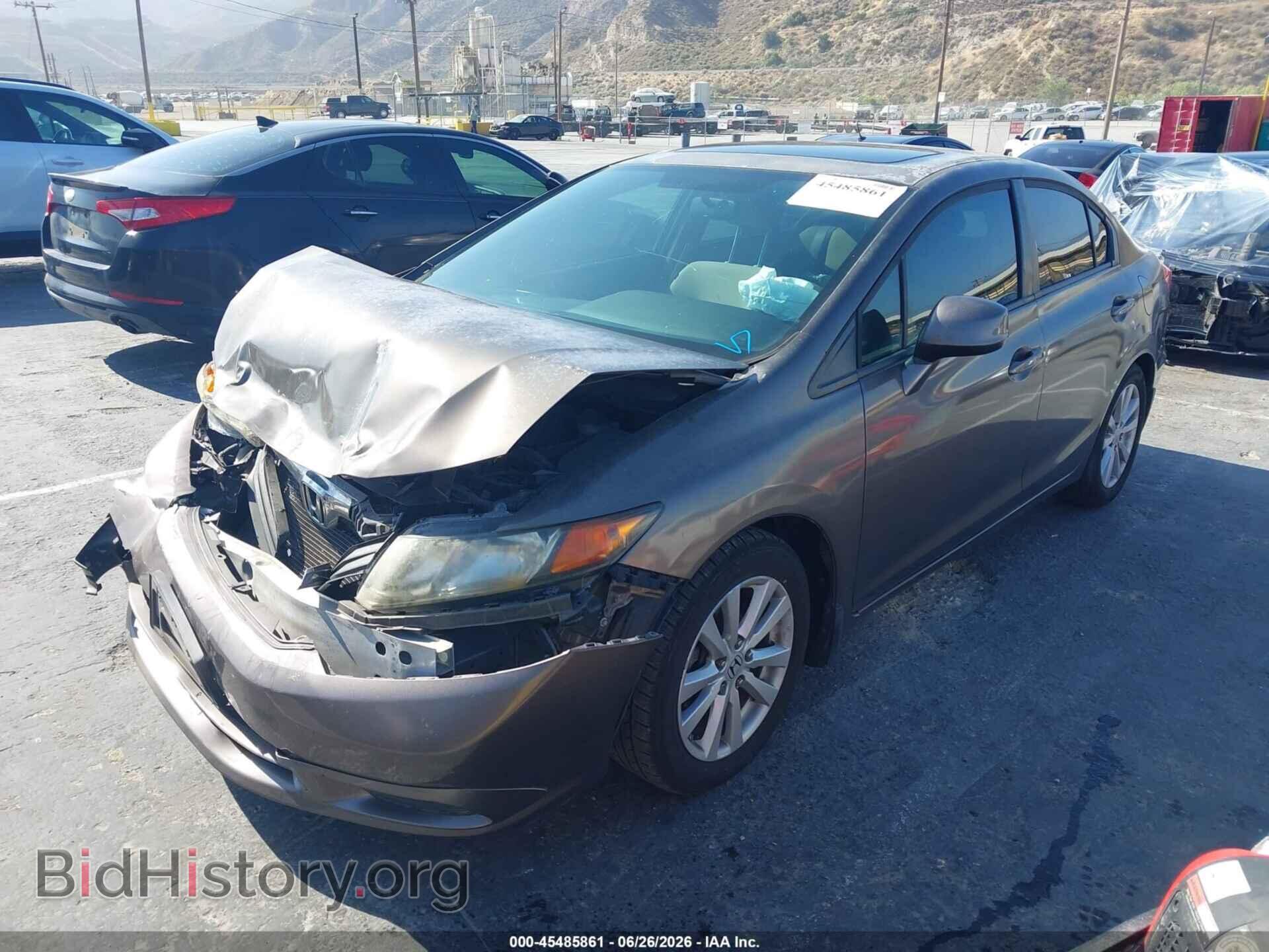 2012 HONDA CIVIC - VIN: 2HGFB2F87CH507024 - Photo 2