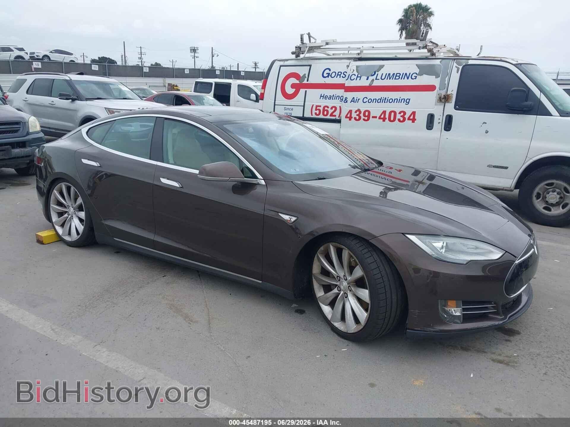 Photo 5YJSA1BC8DFP10483 - TESLA MODEL S 2013