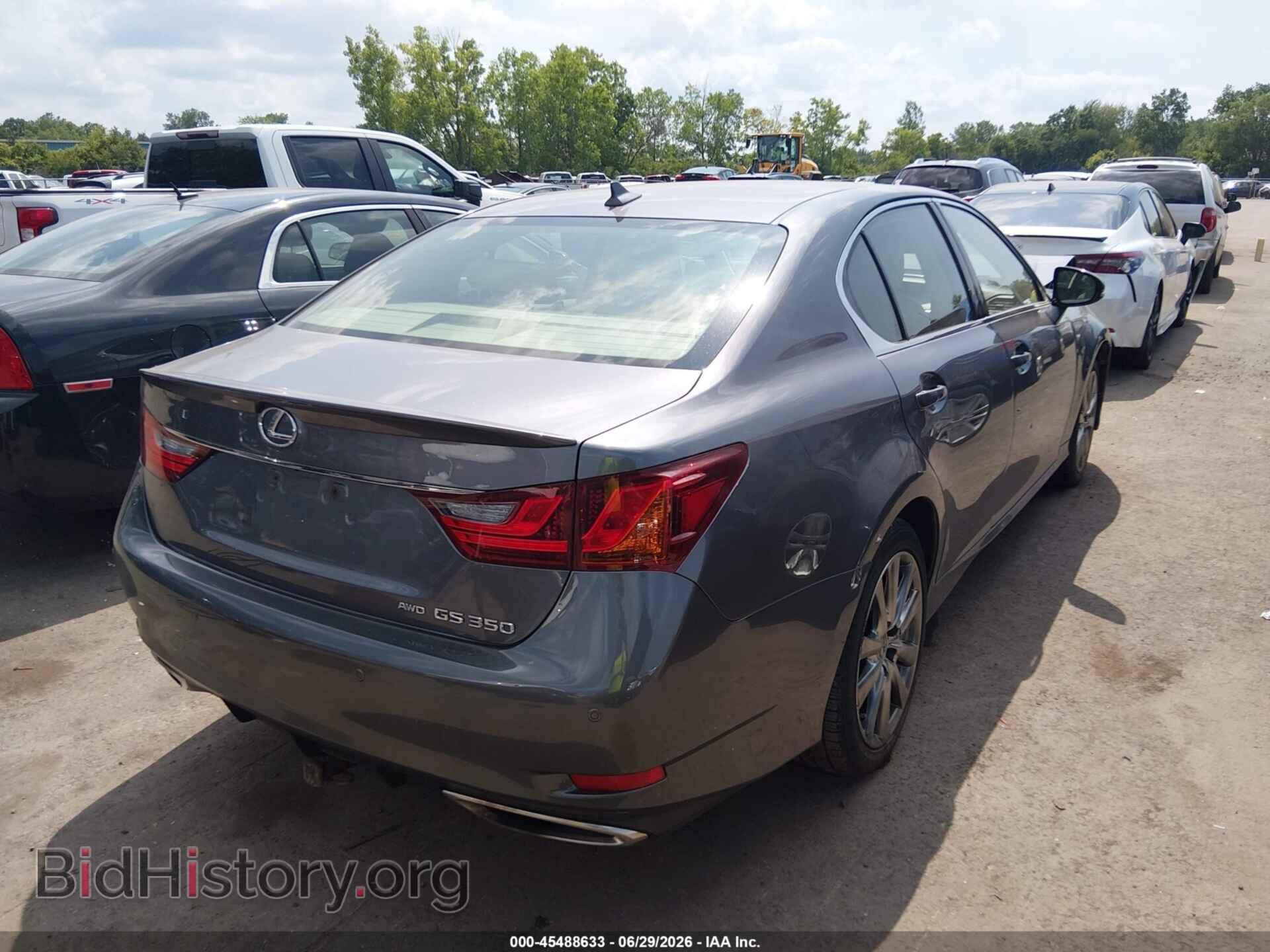 2013 LEXUS GS 350 - VIN: JTHCE1BL4D5018794 - Фото 4