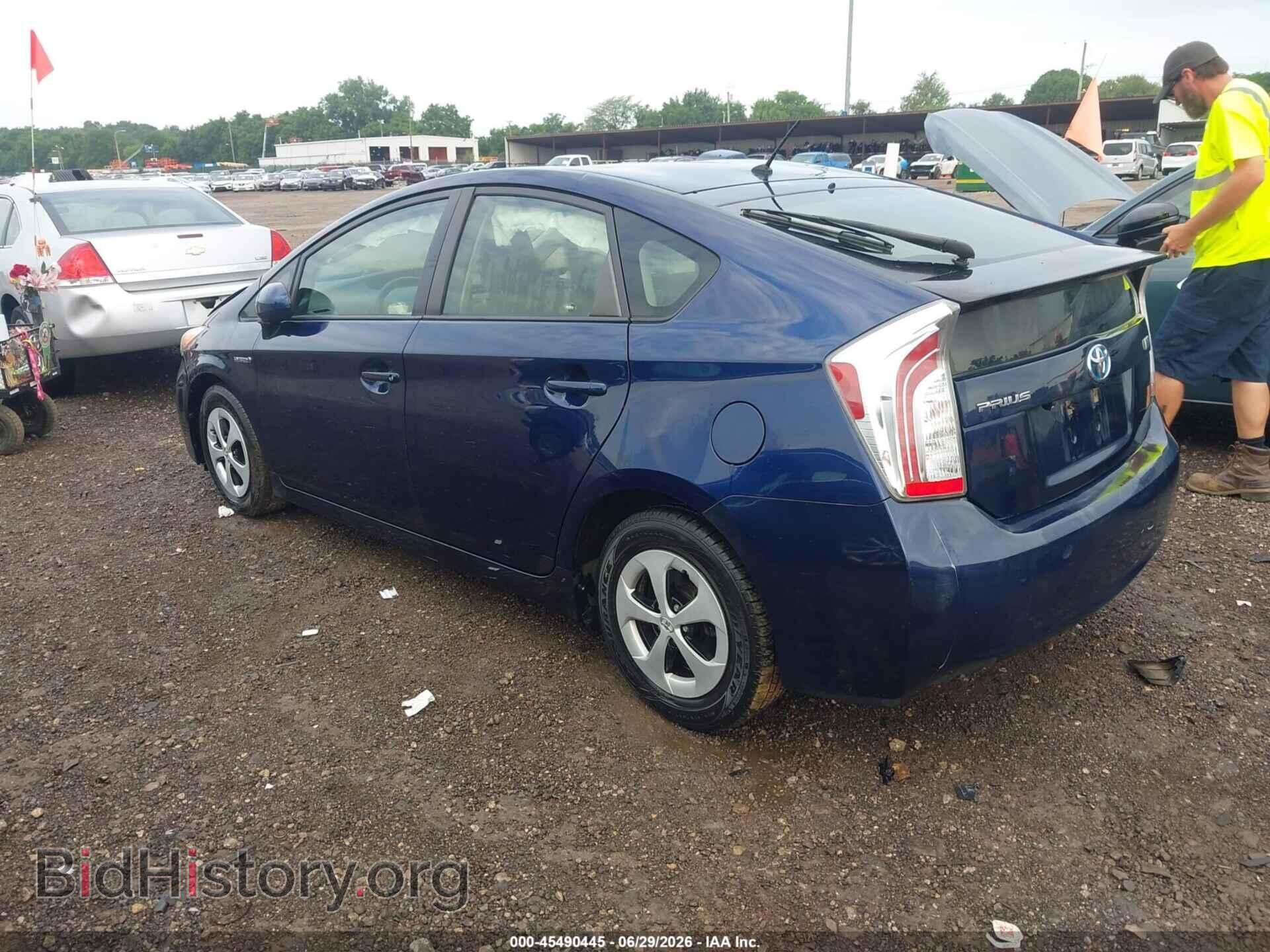 2014 TOYOTA PRIUS - VIN: JTDKN3DU7E1762512 - Фото 3
