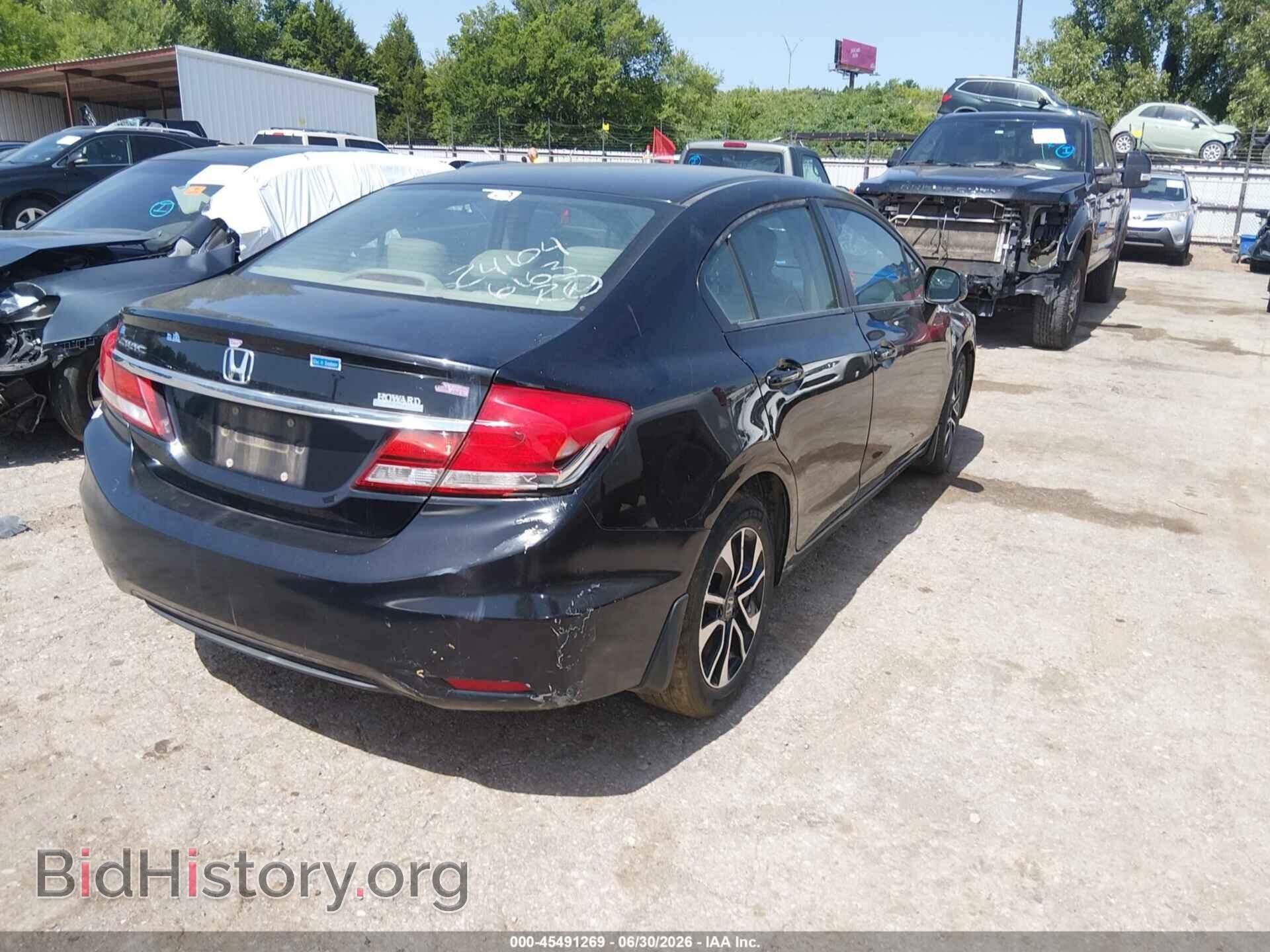 2013 HONDA CIVIC - VIN: 19XFB2F94DE023350 - Фото 4