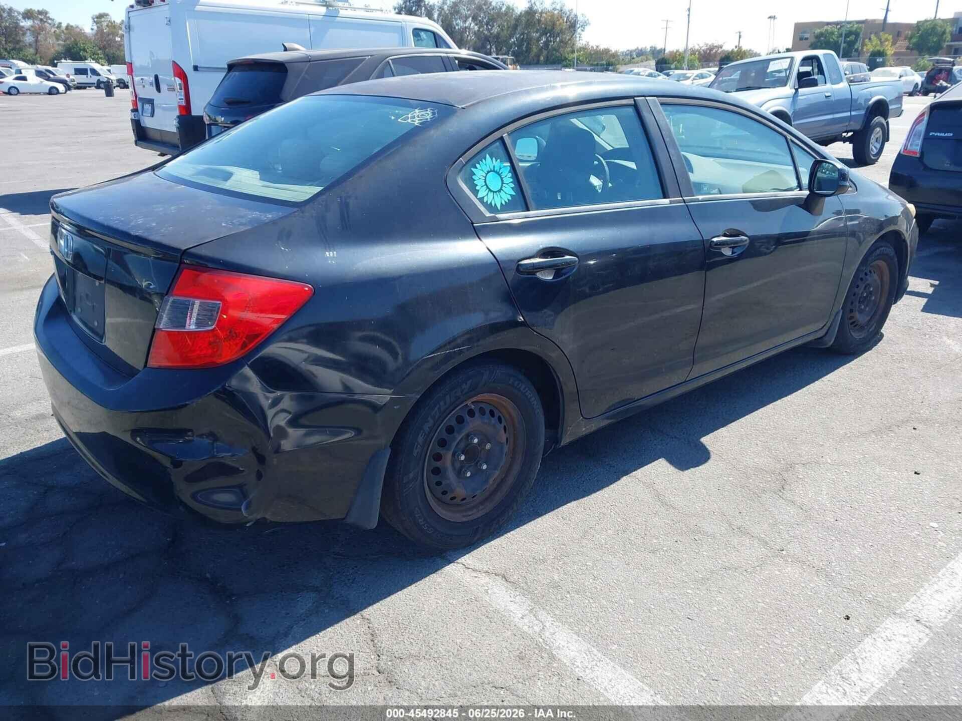 2012 HONDA CIVIC - VIN: 19XFB2F5XCE379166 - Фото 4