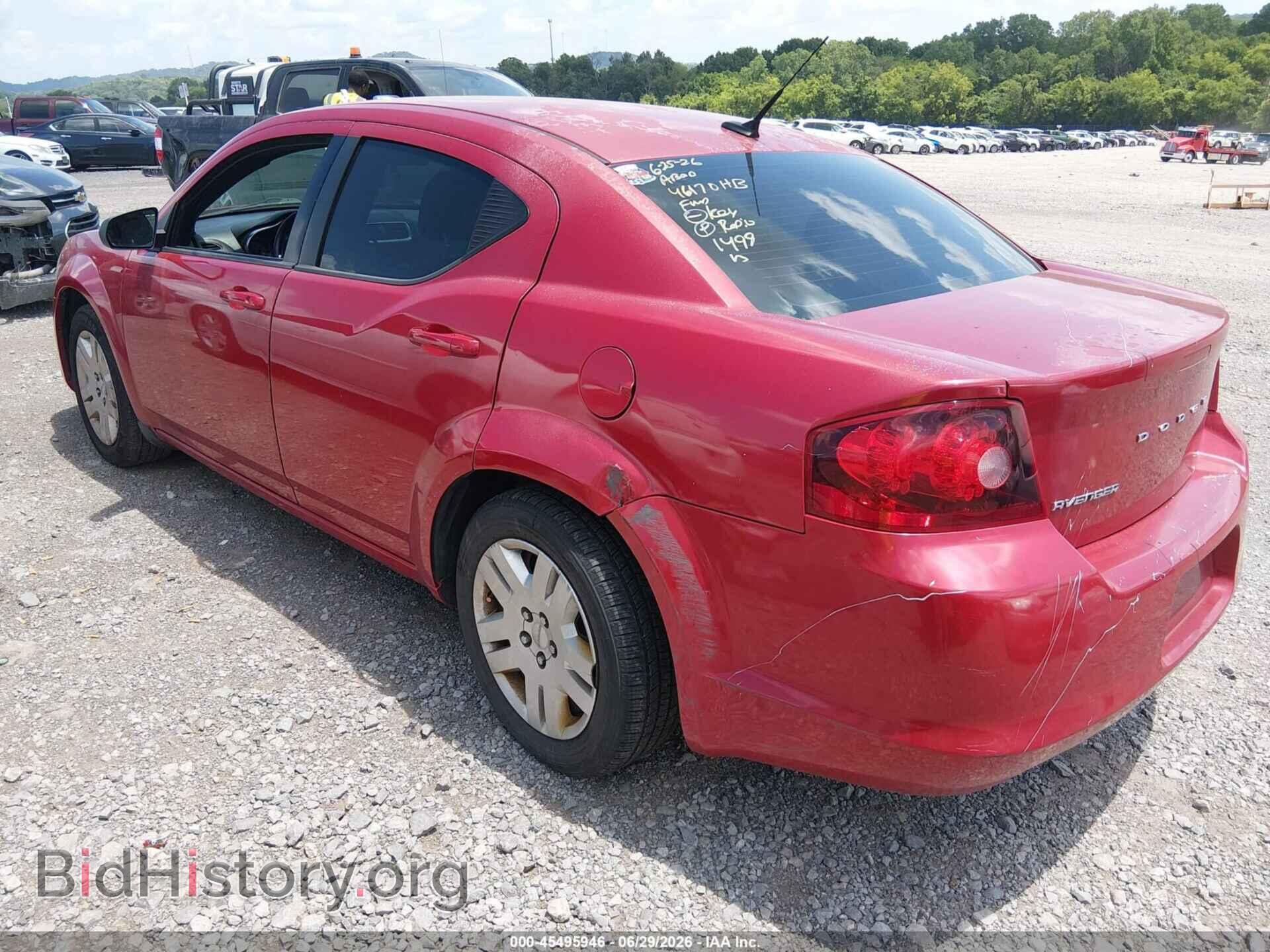 2012 DODGE AVENGER - VIN: 1C3CDZAB2CN331499 - Фото 3