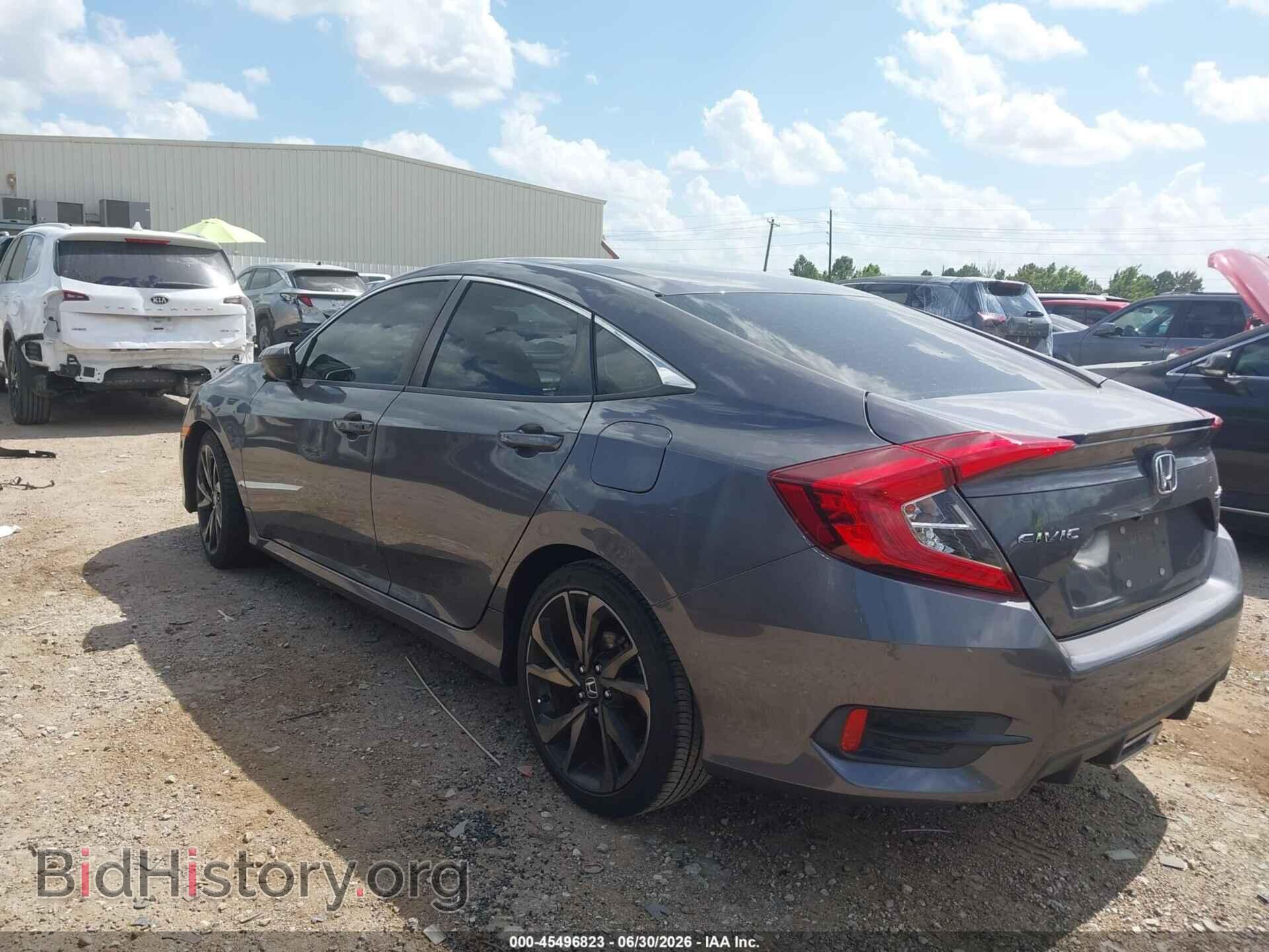 2019 HONDA CIVIC - VIN: 2HGFC2F8XKH500855 - Фото 3