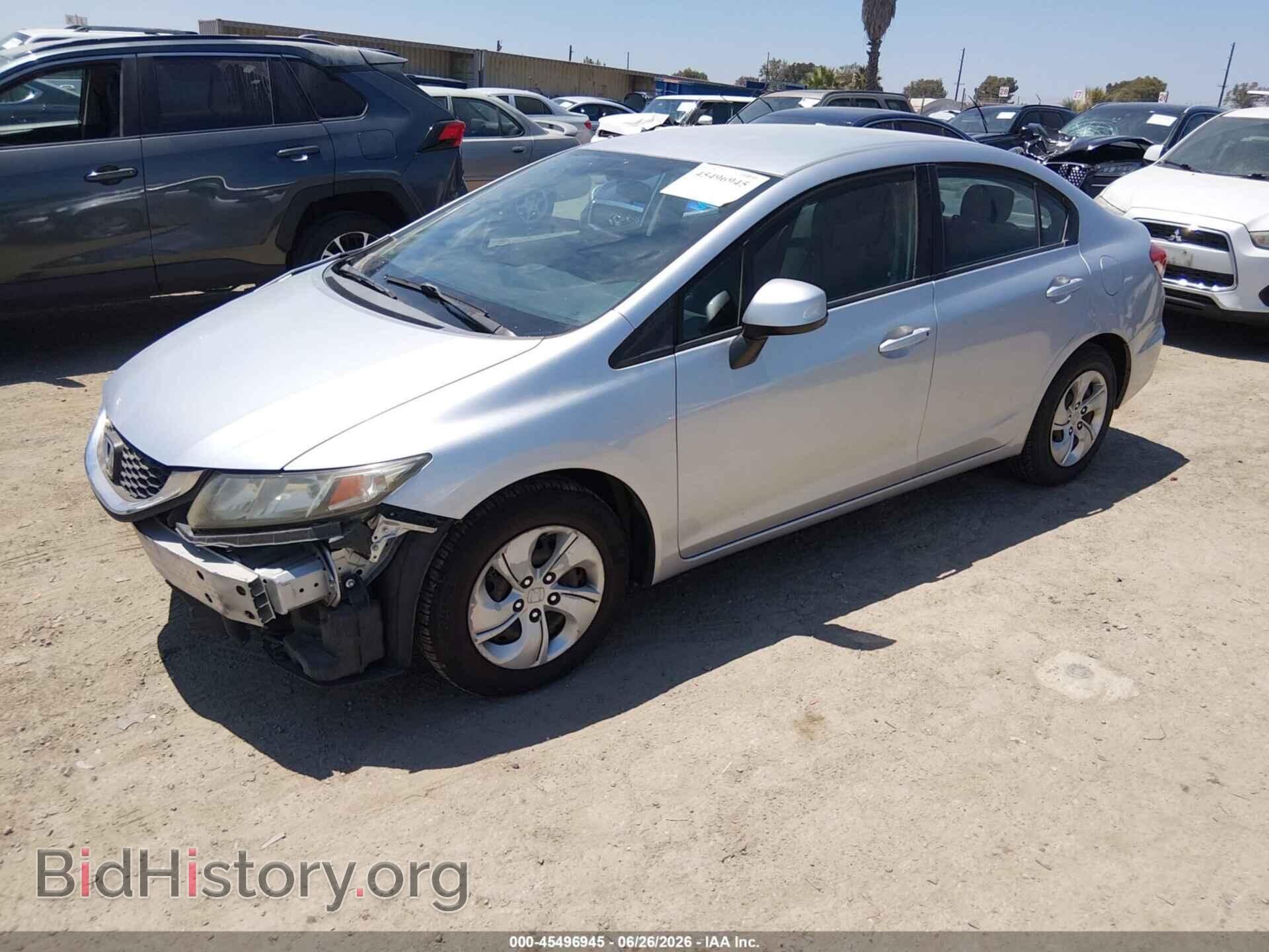 2013 HONDA CIVIC - VIN: 19XFB2F58DE236492 - Фото 2