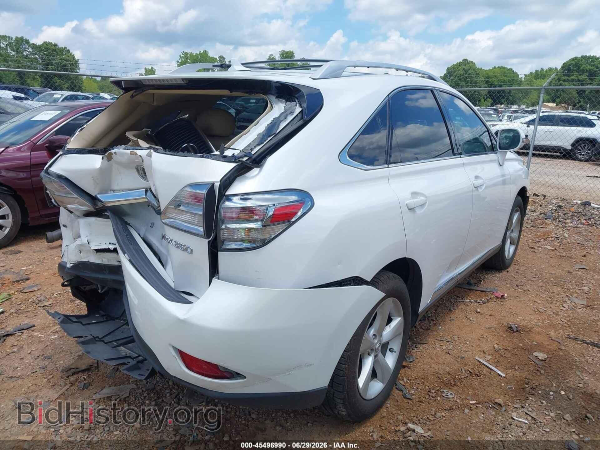 2012 LEXUS RX 350 - VIN: 2T2BK1BA7CC125680 - Photo 4