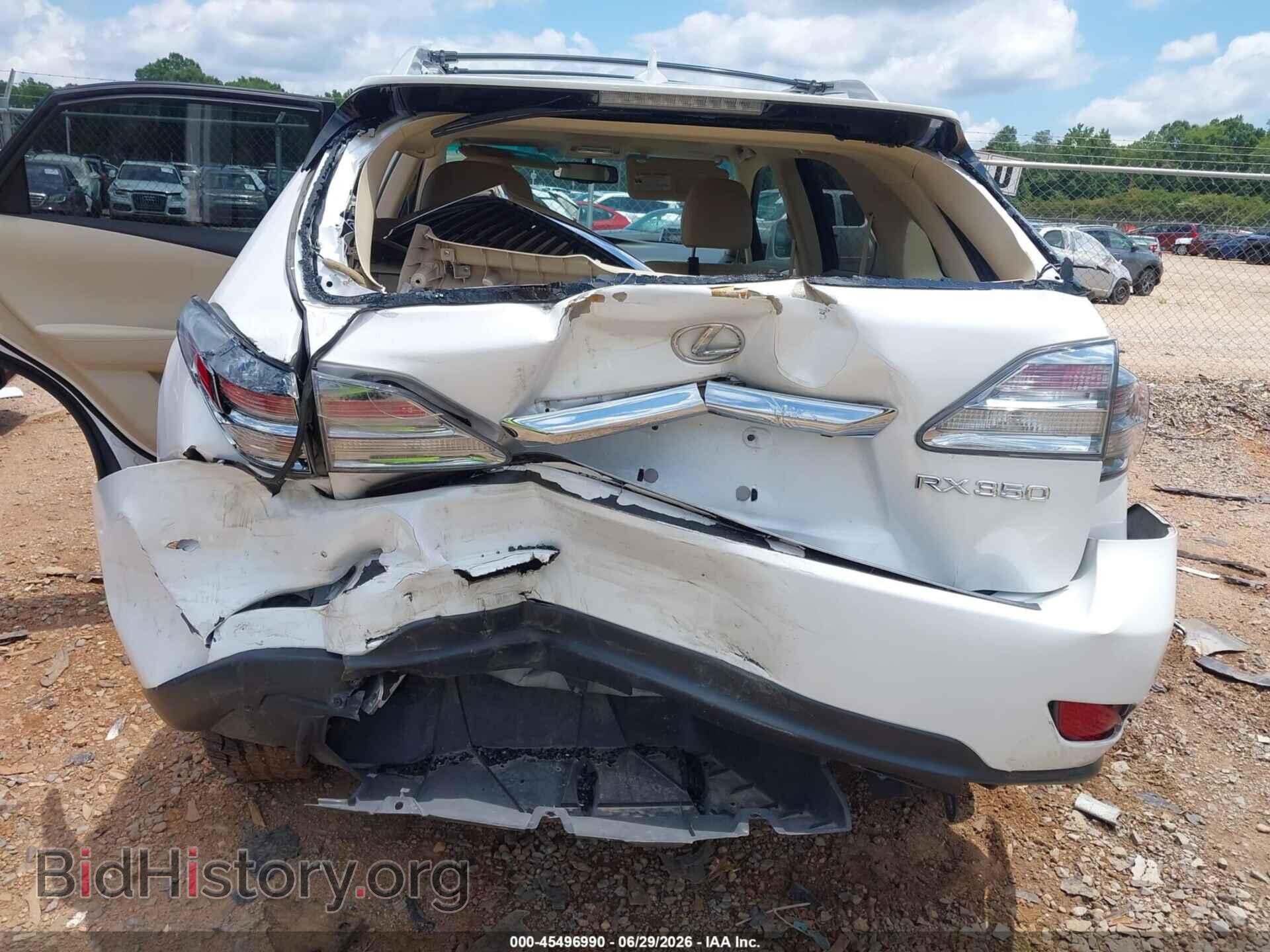2012 LEXUS RX 350 - VIN: 2T2BK1BA7CC125680 - Photo 6