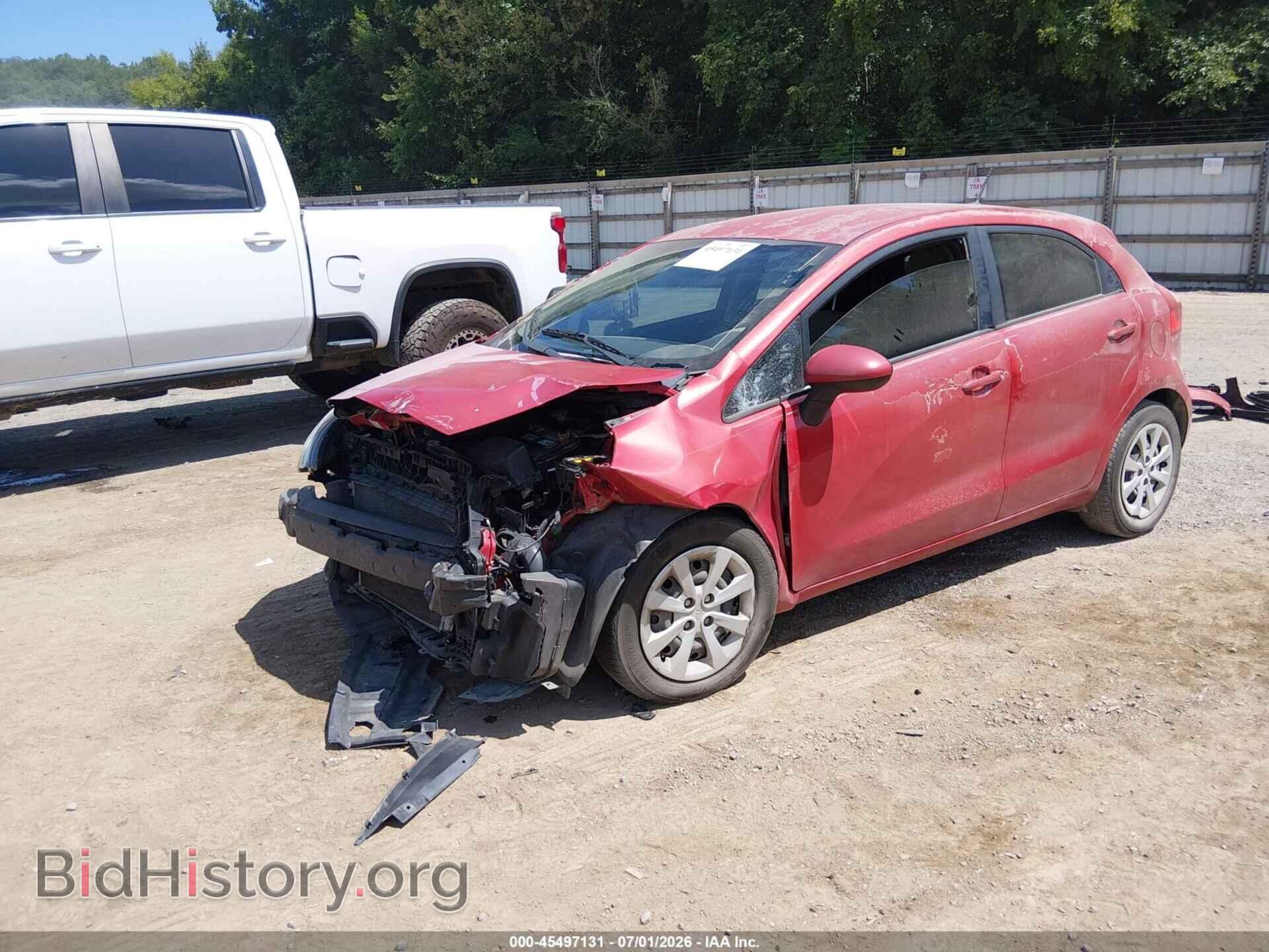 2012 KIA RIO5 - VIN: KNADM5A38C6021592 - Фото 2