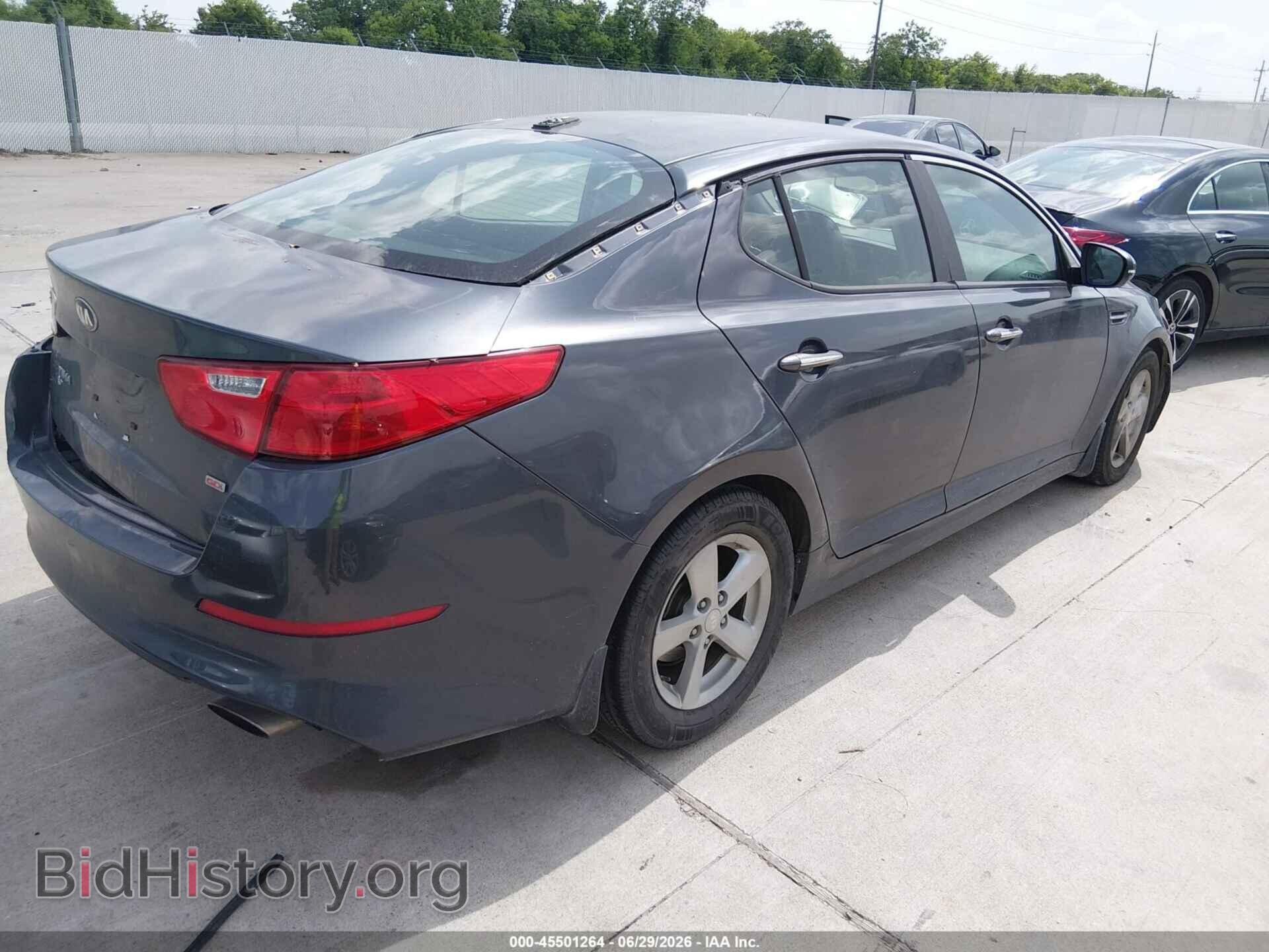 2015 KIA OPTIMA - VIN: KNAGM4A79F5626872 - Photo 4