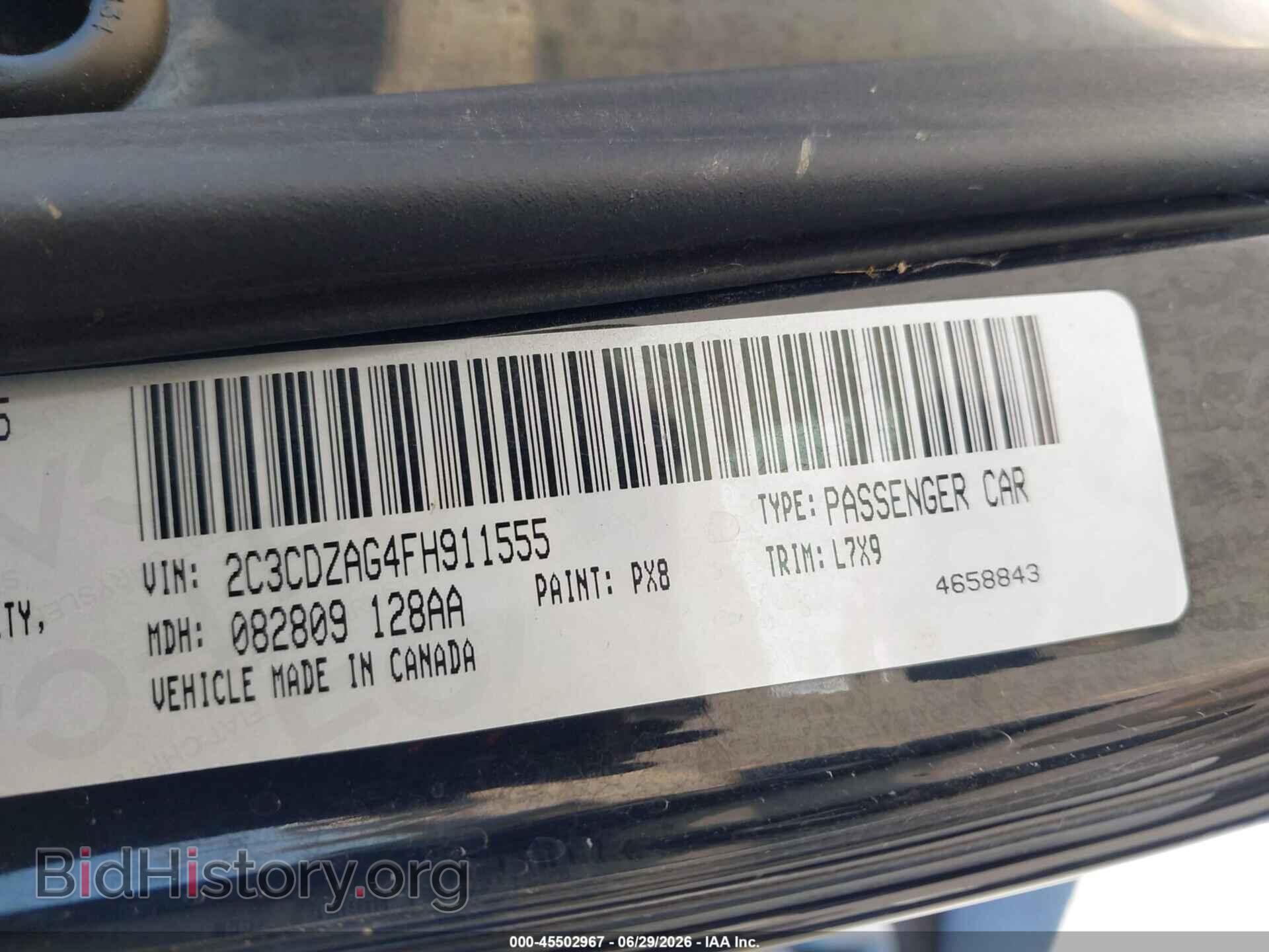 2015 DODGE CHALLENGER - VIN: 2C3CDZAG4FH911555 - Photo 9
