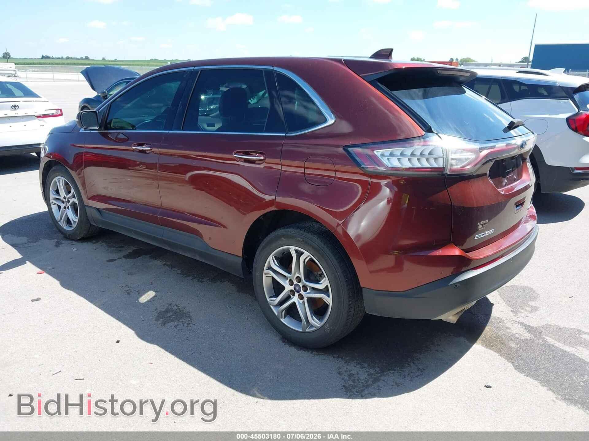2015 FORD EDGE - VIN: 2FMTK4K81FBB00869 - Фото 3