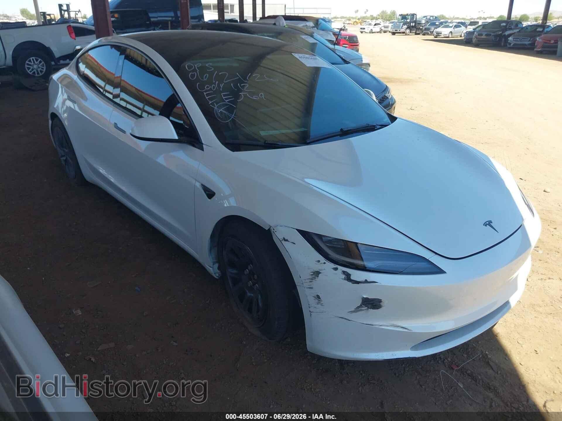Photo 5YJ3E1EA4TF168039 - TESLA MODEL 3 2026