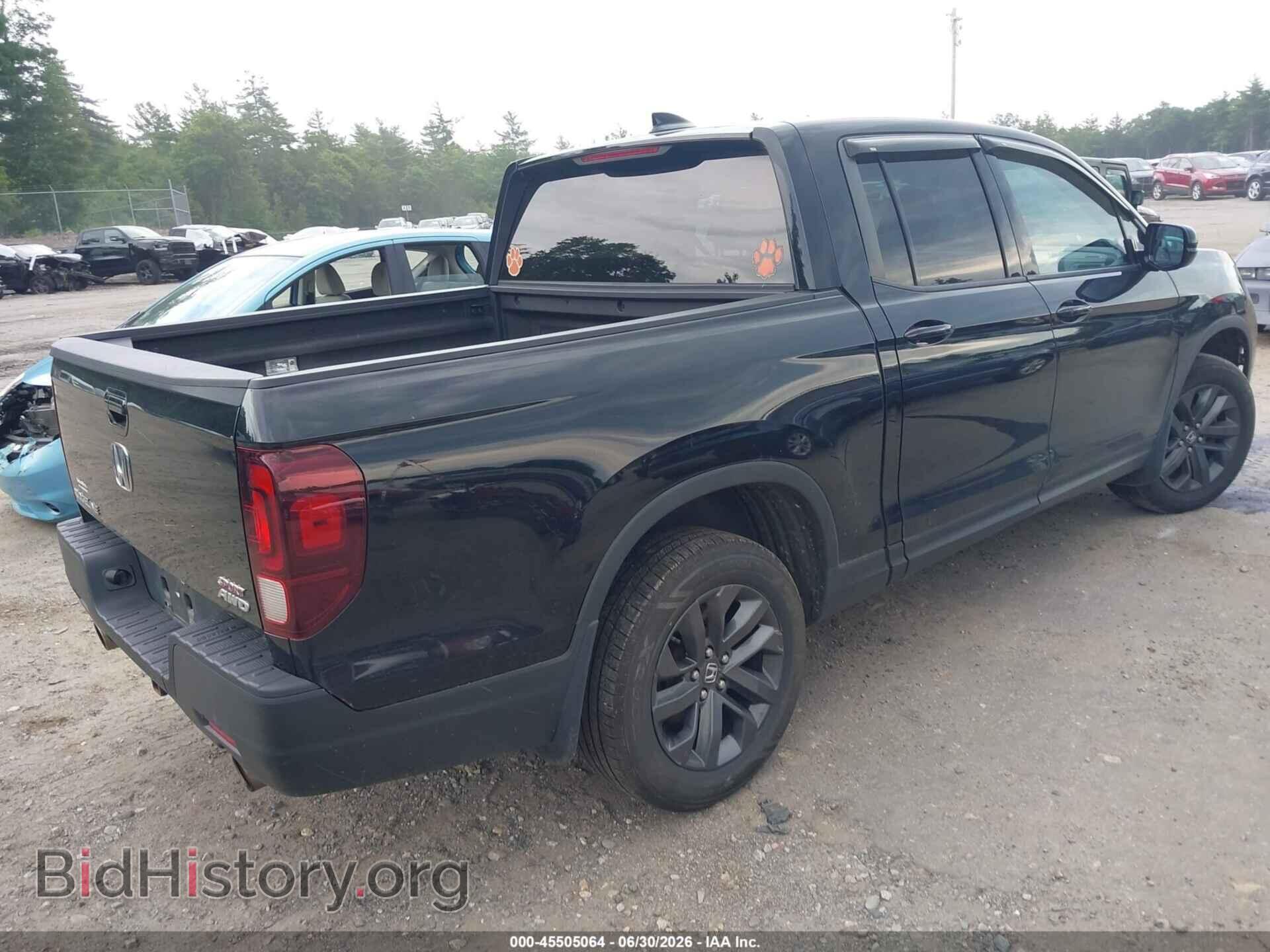 2021 HONDA RIDGELINE - VIN: 5FPYK3F16MB018208 - Фото 4